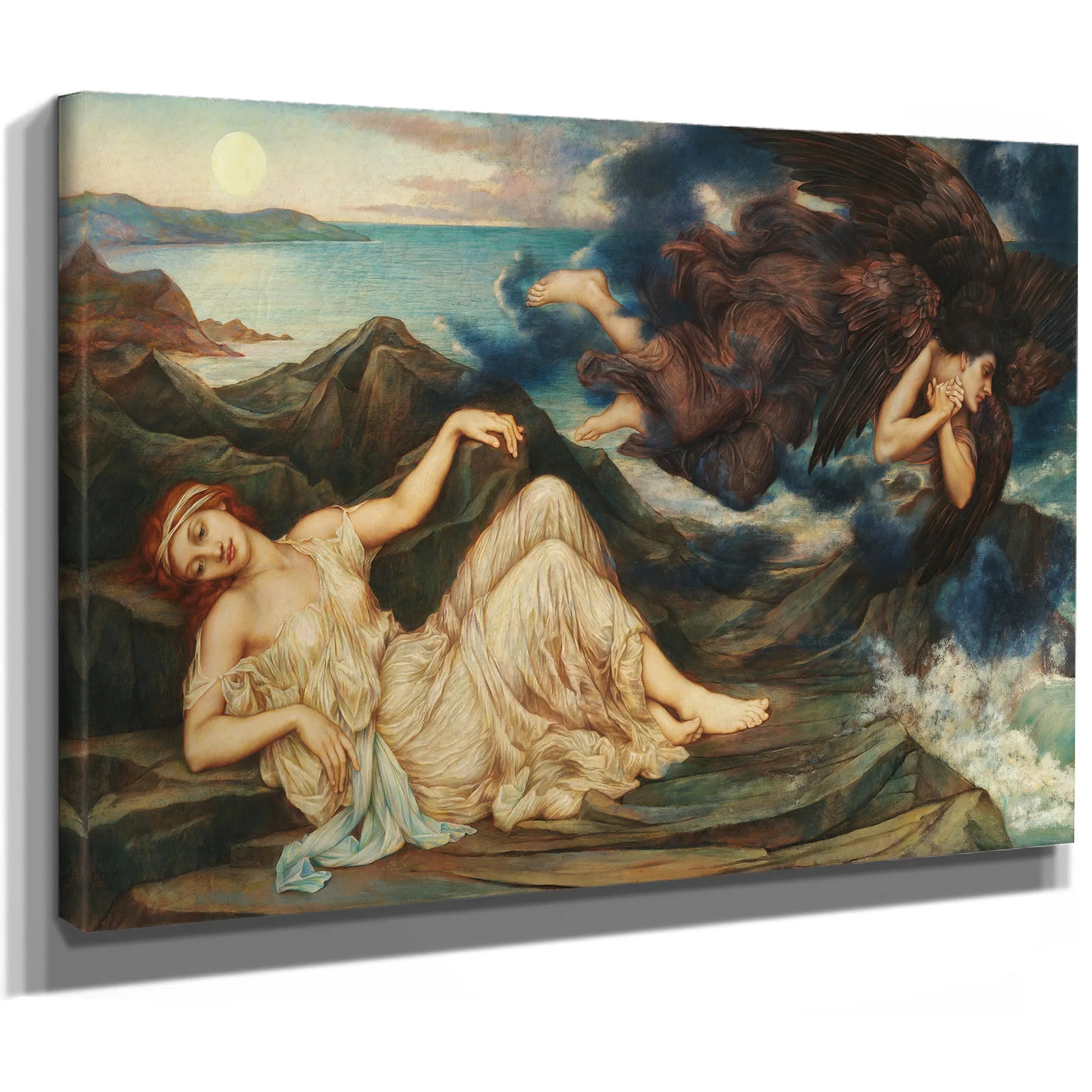 Port After Stormy Seas by Evelyn De Morgan