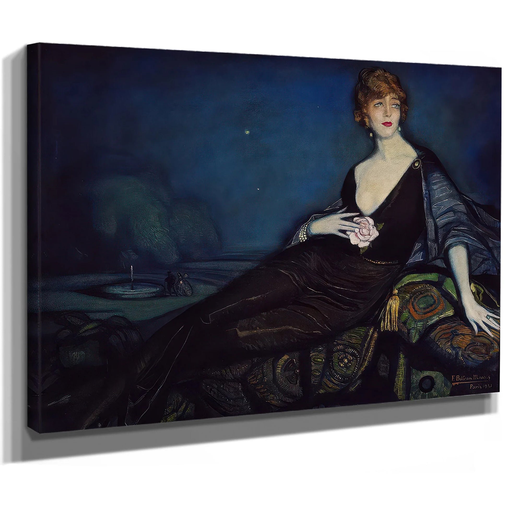 Mrs Freda Dudley Ward By Federico Beltran Masses Fine Art Print