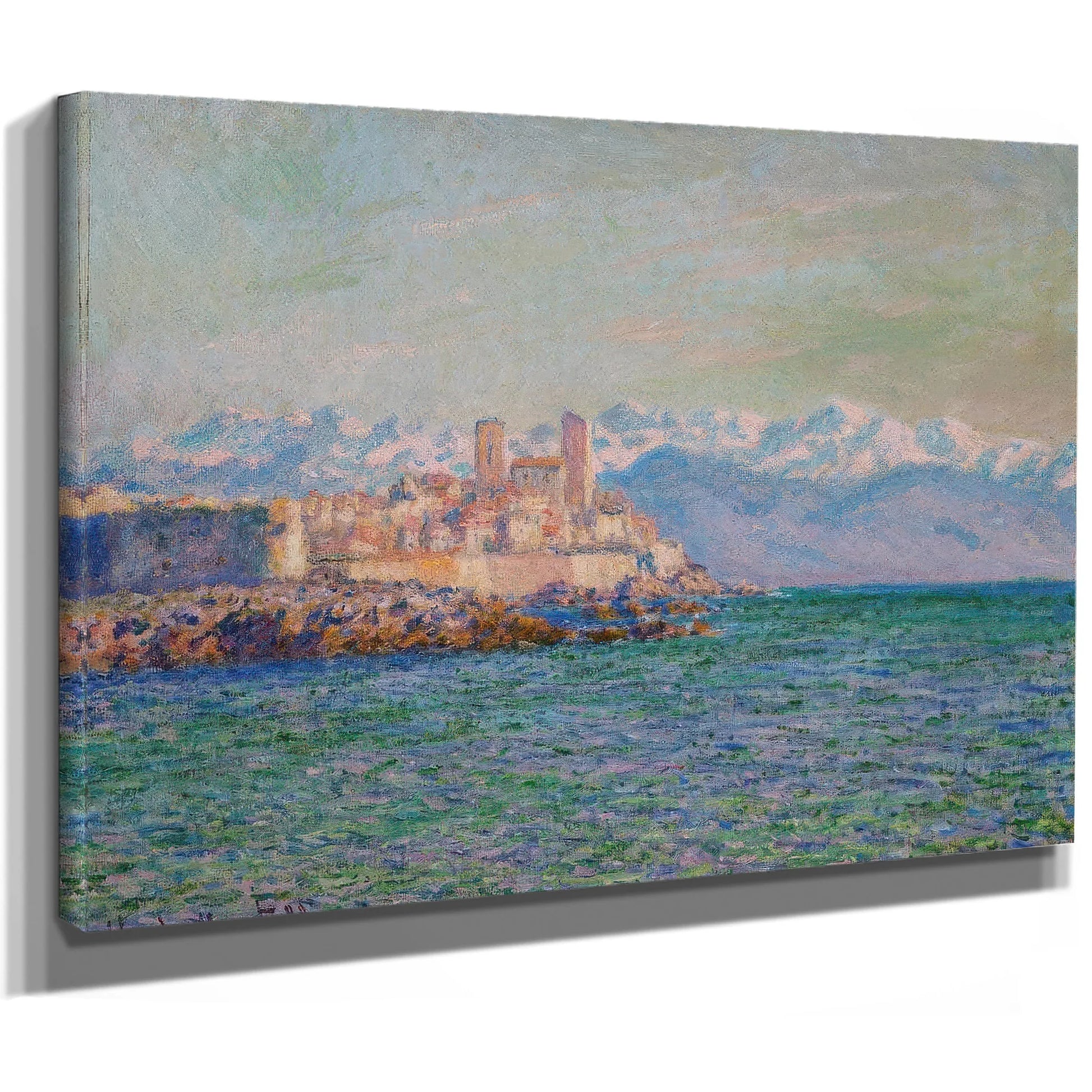 The Fort Of Antibes By Claude Monet Fine Art Print