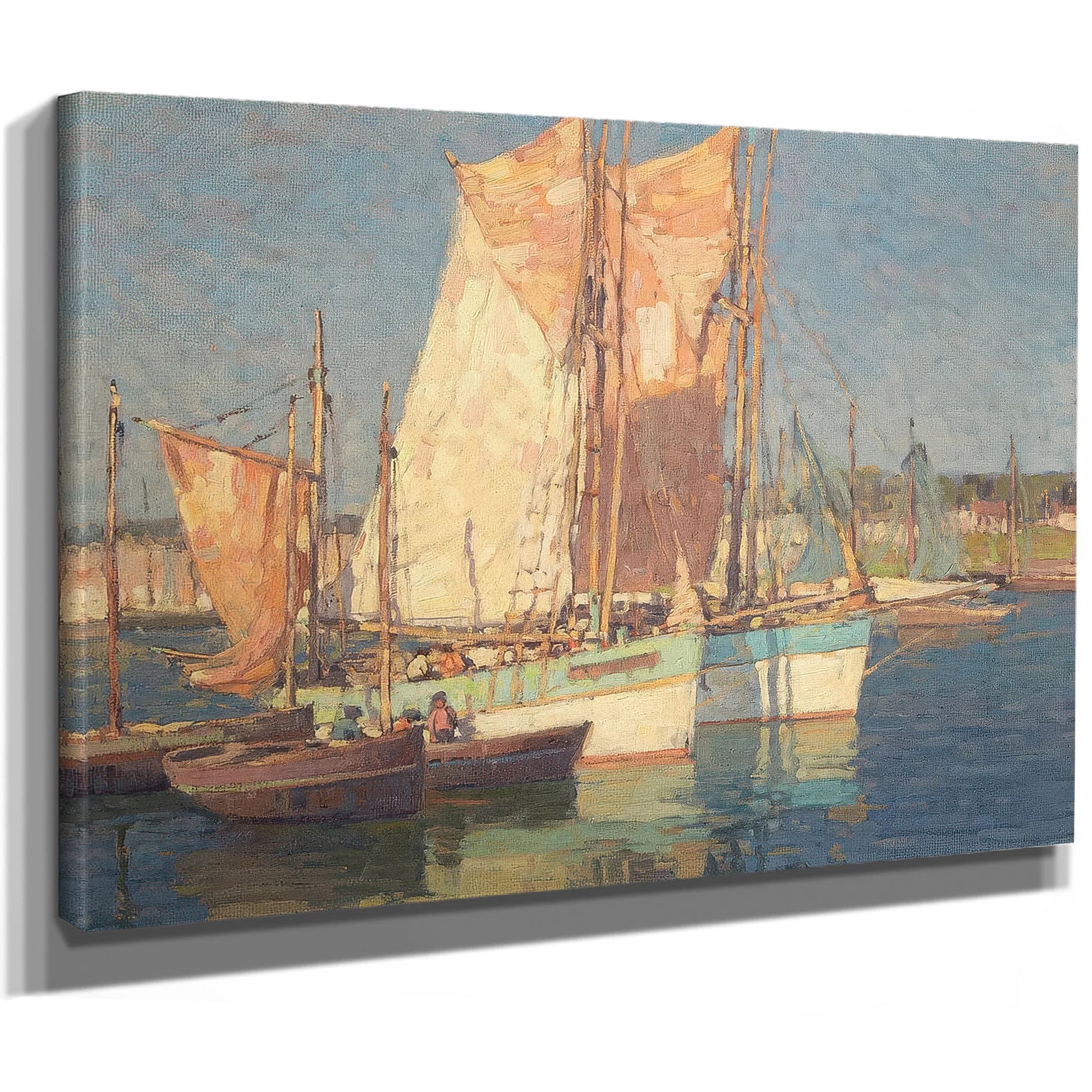 At Concarneau, France By Edgar Payne Fine Art Print