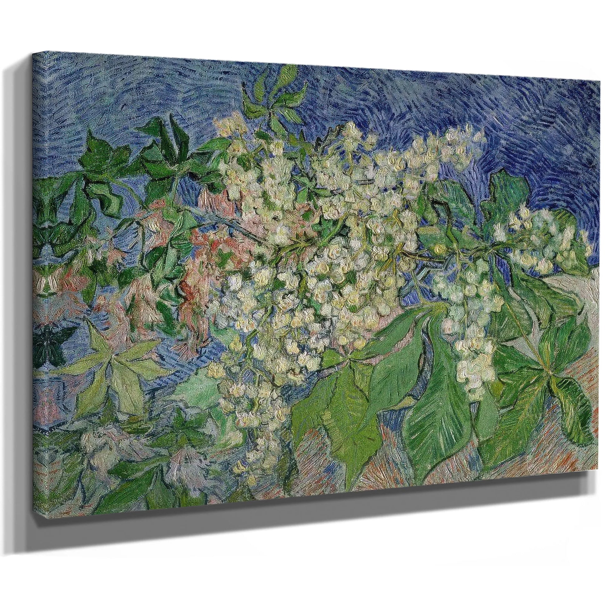 Blossoming Chestnut Branches By Vincent Van Gogh Fine Art Print