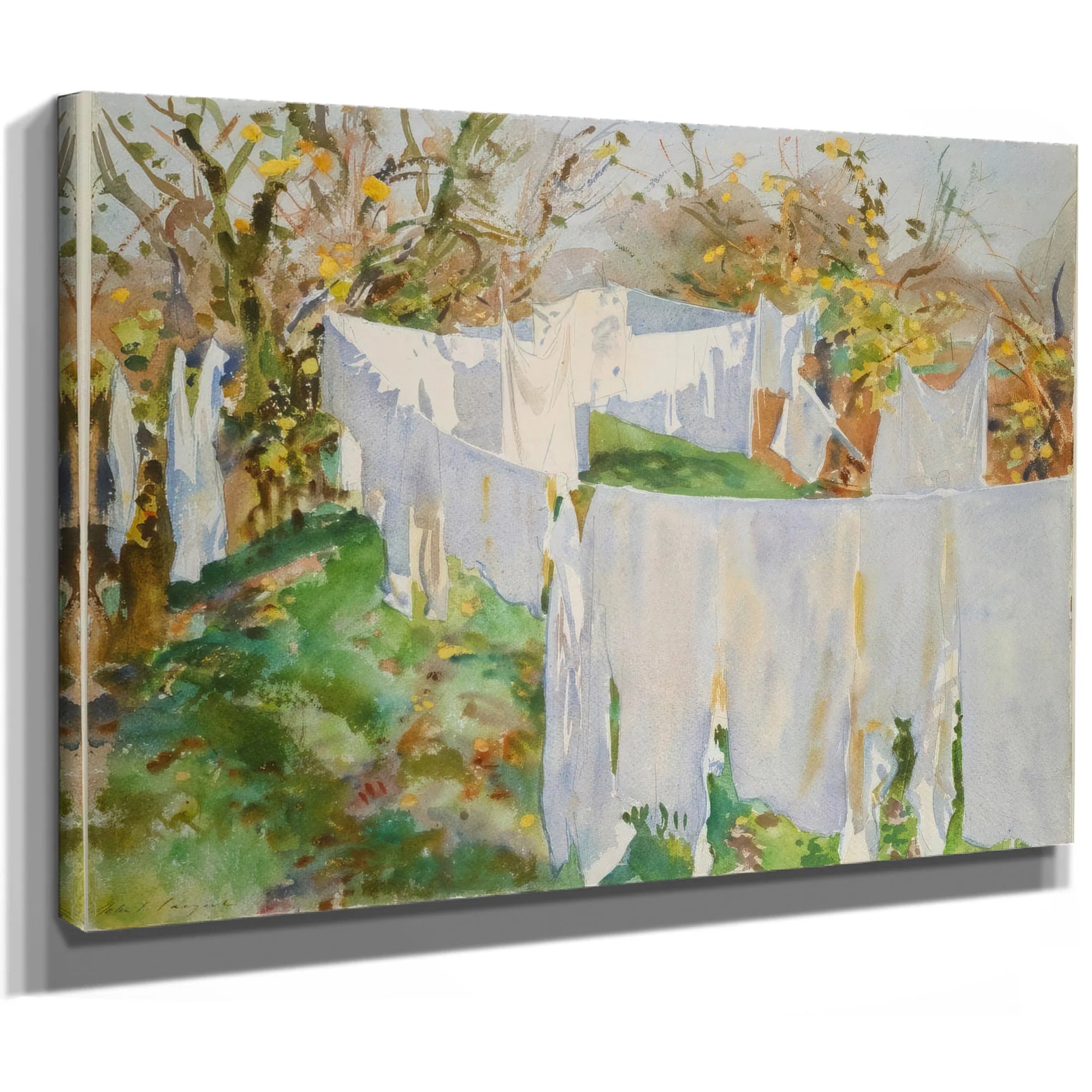 La Biancheria By John Singer Sargent Fine Art Print