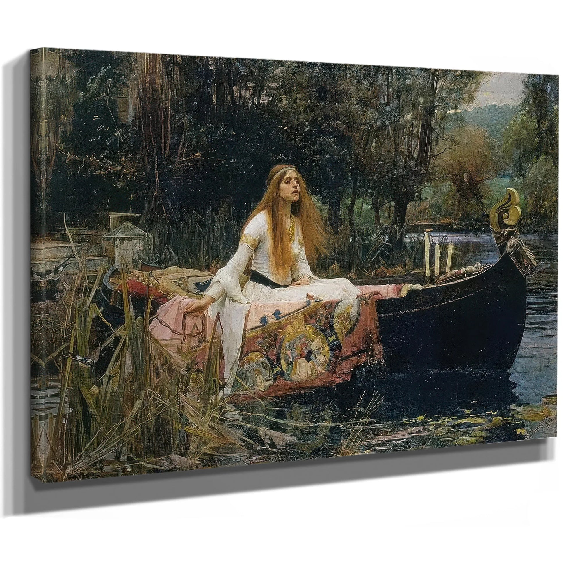 Lady Of Shalott By John William Waterhouse Fine Art Print