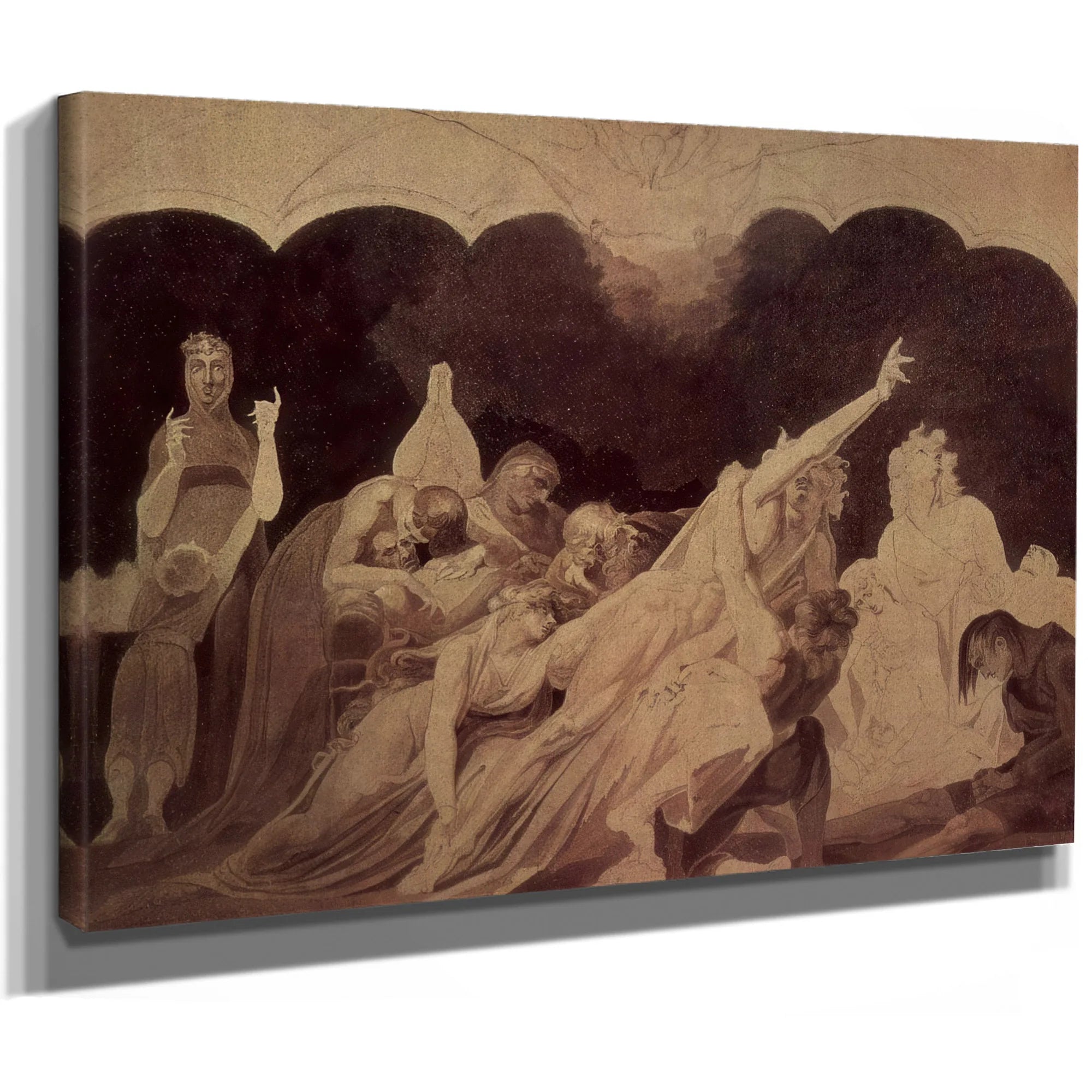 The Vision In The Asylum By Henry Fuseli Fine Art Print