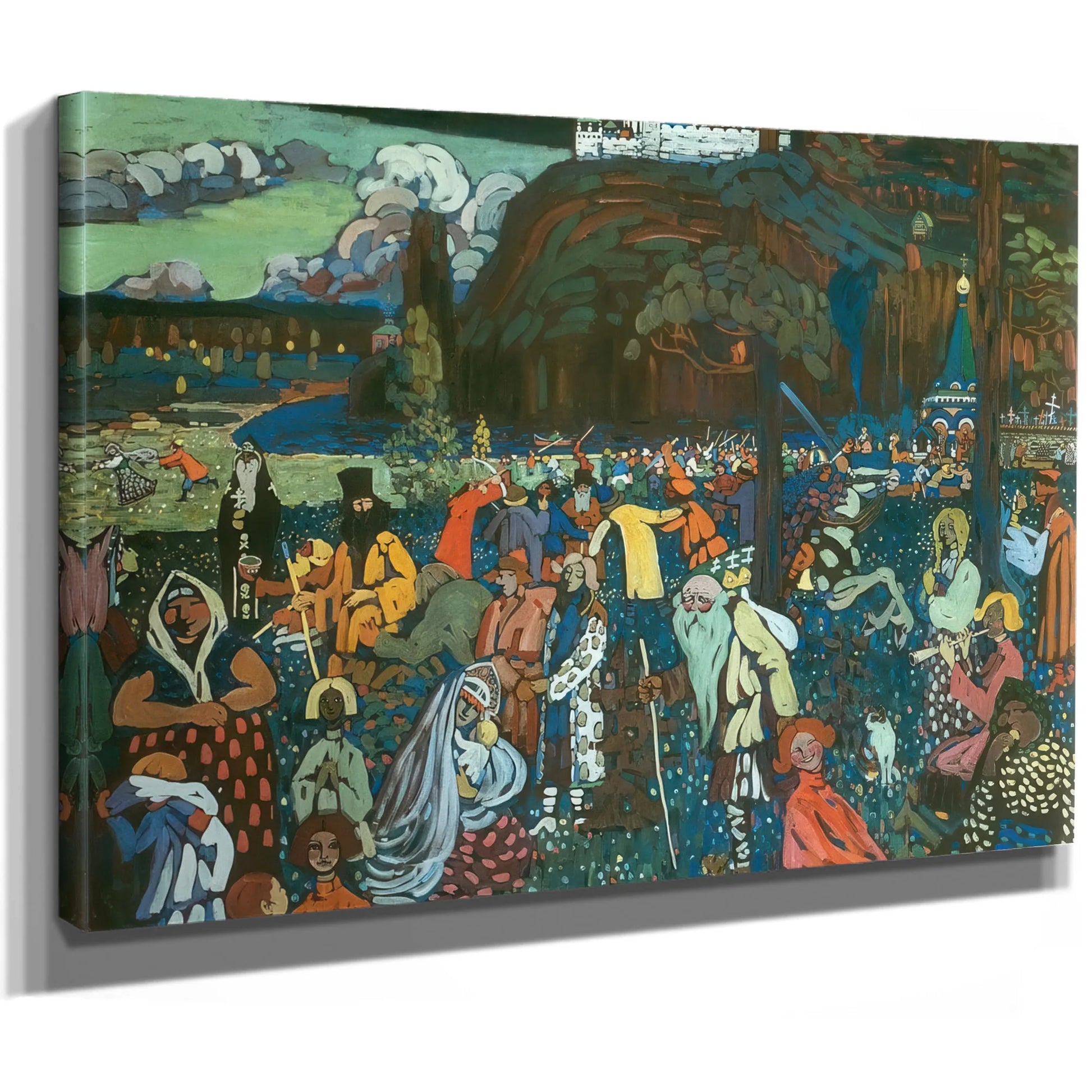 Colourful Life 1907 By Wassily Kandinsky Fine Art Print