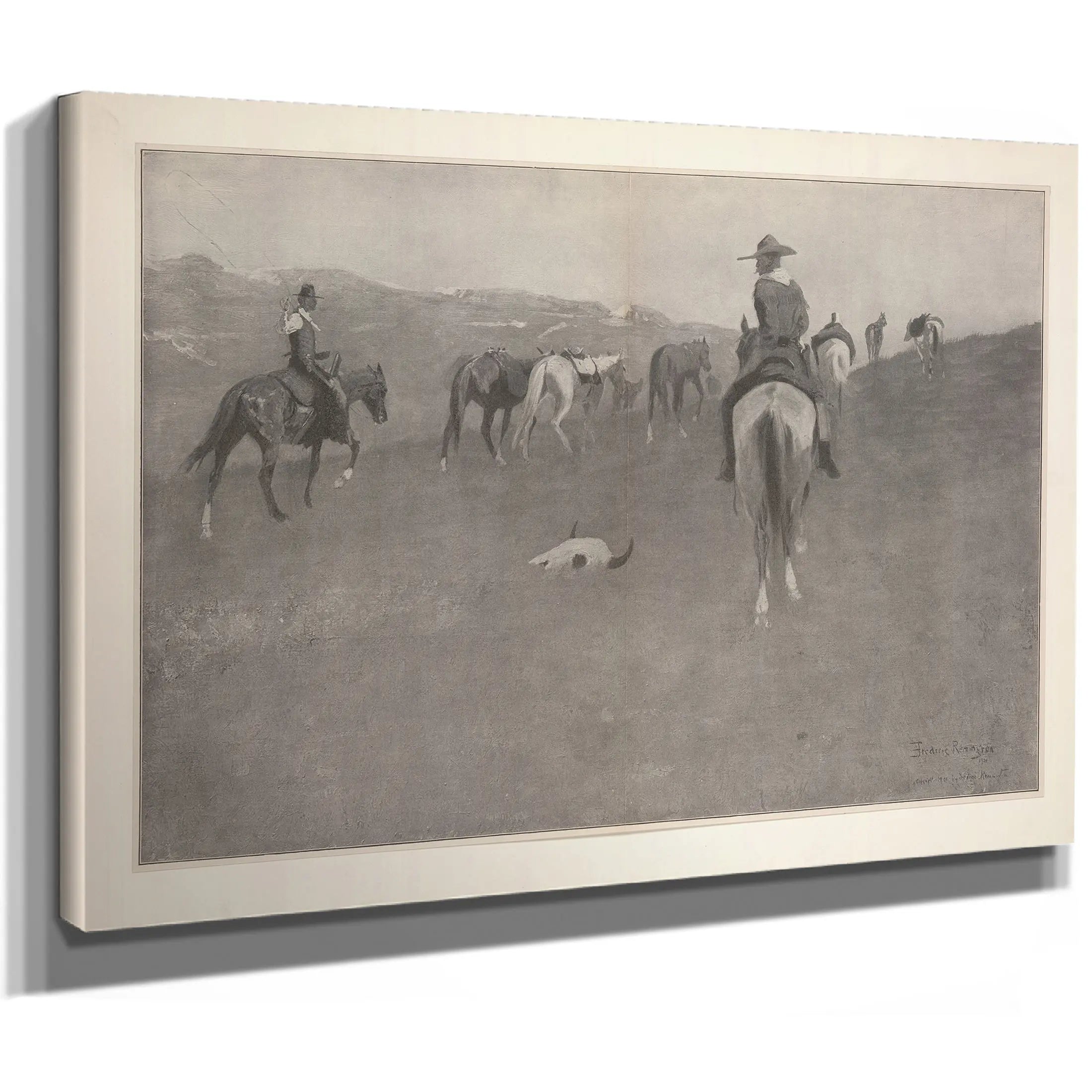 A Sure Sign by Frederic Remington