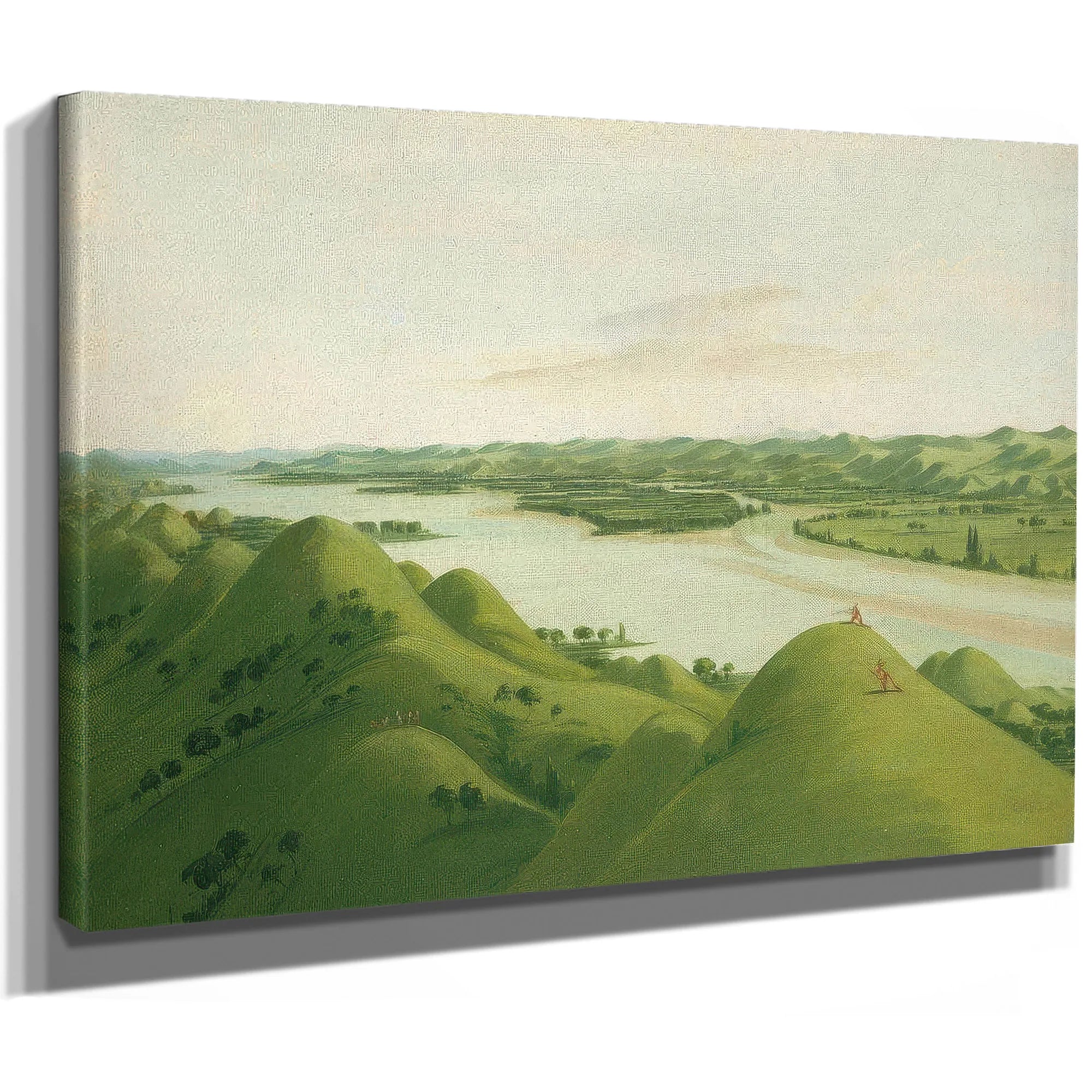 Beautiful Prairie Bluffs Above The Poncas, 1050 Miles Above St. Louis By George Catlin Fine Art Print