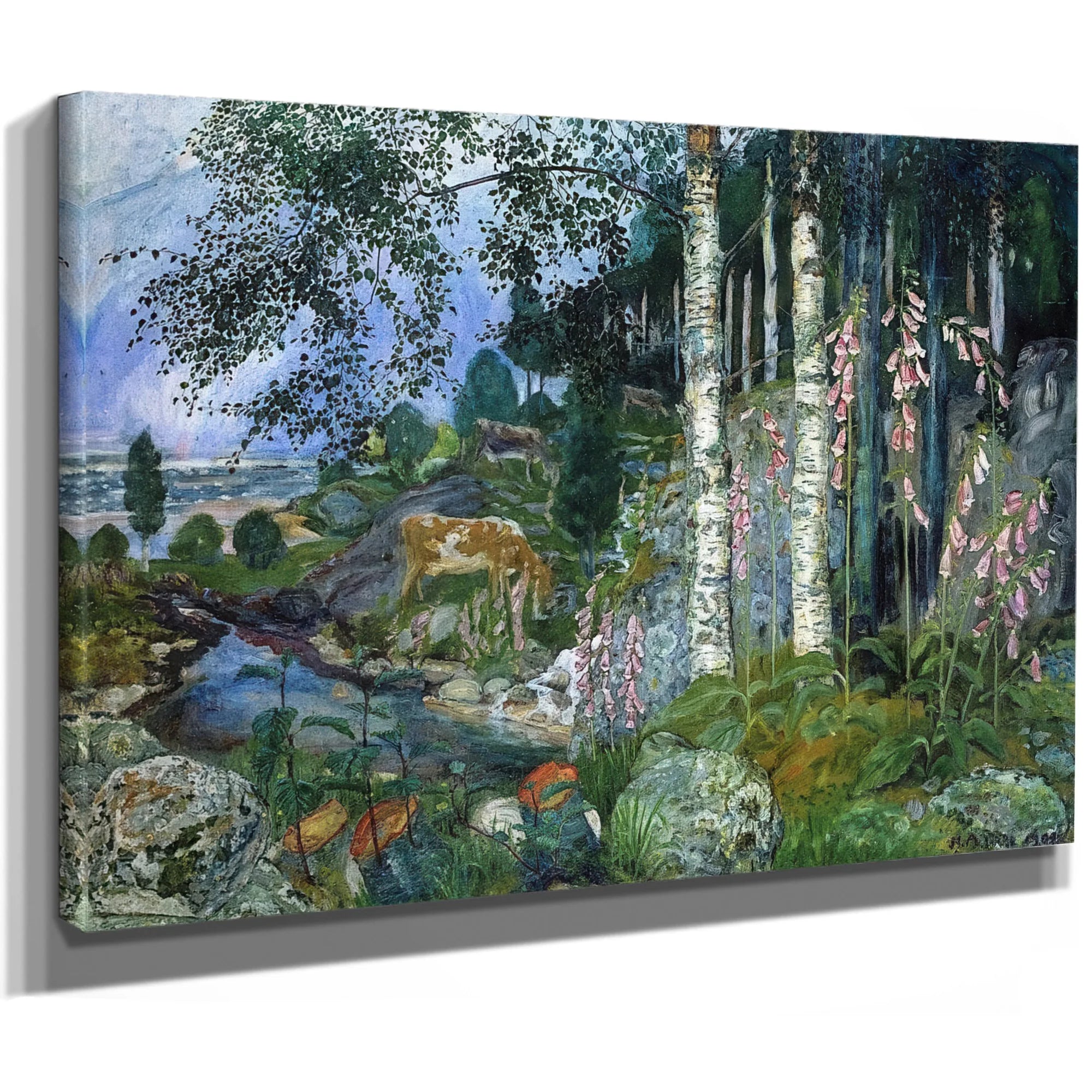 Foxgloves 5 By Nicolai Astrup Fine Art Print