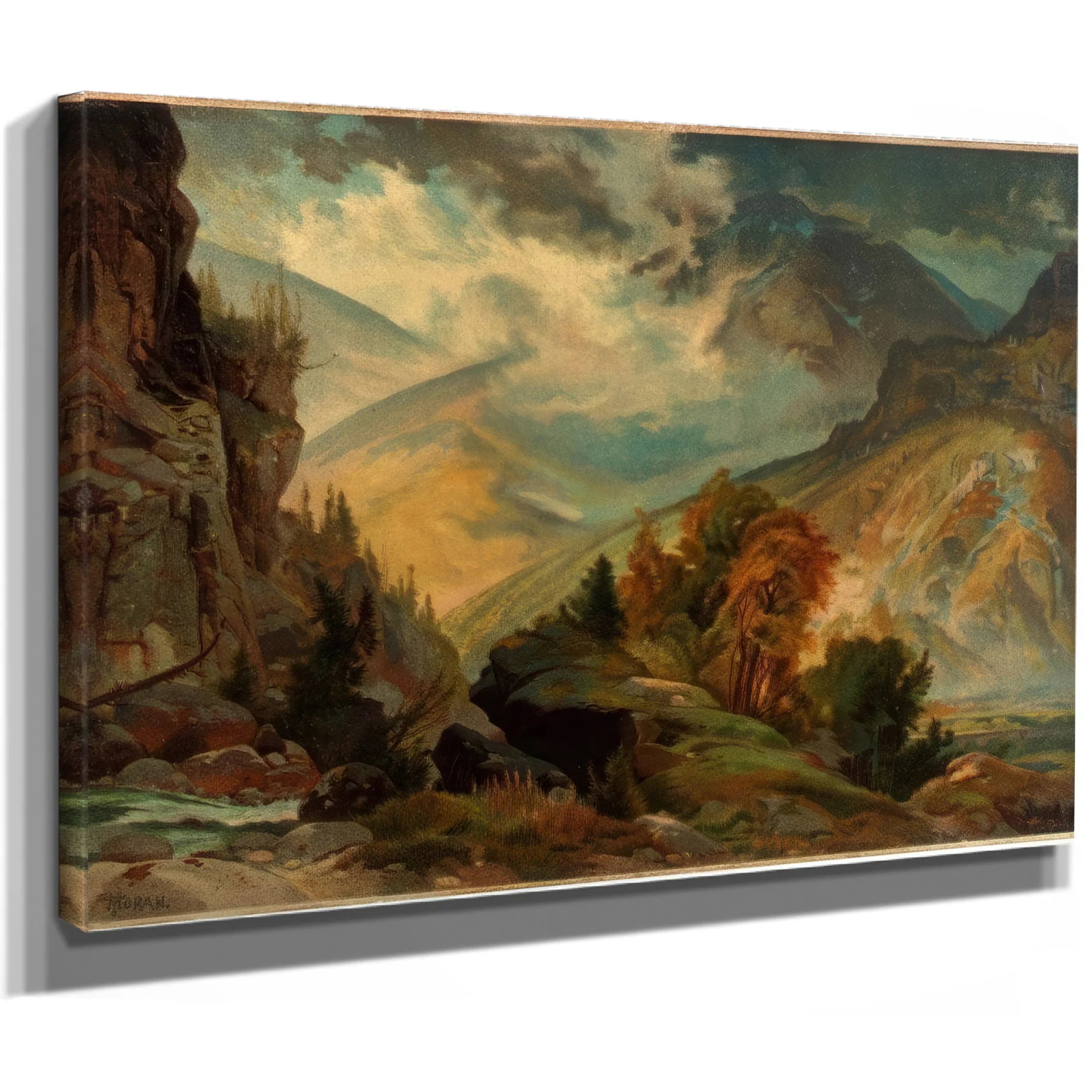 The White Mountains By Thomas Moran Fine Art Print