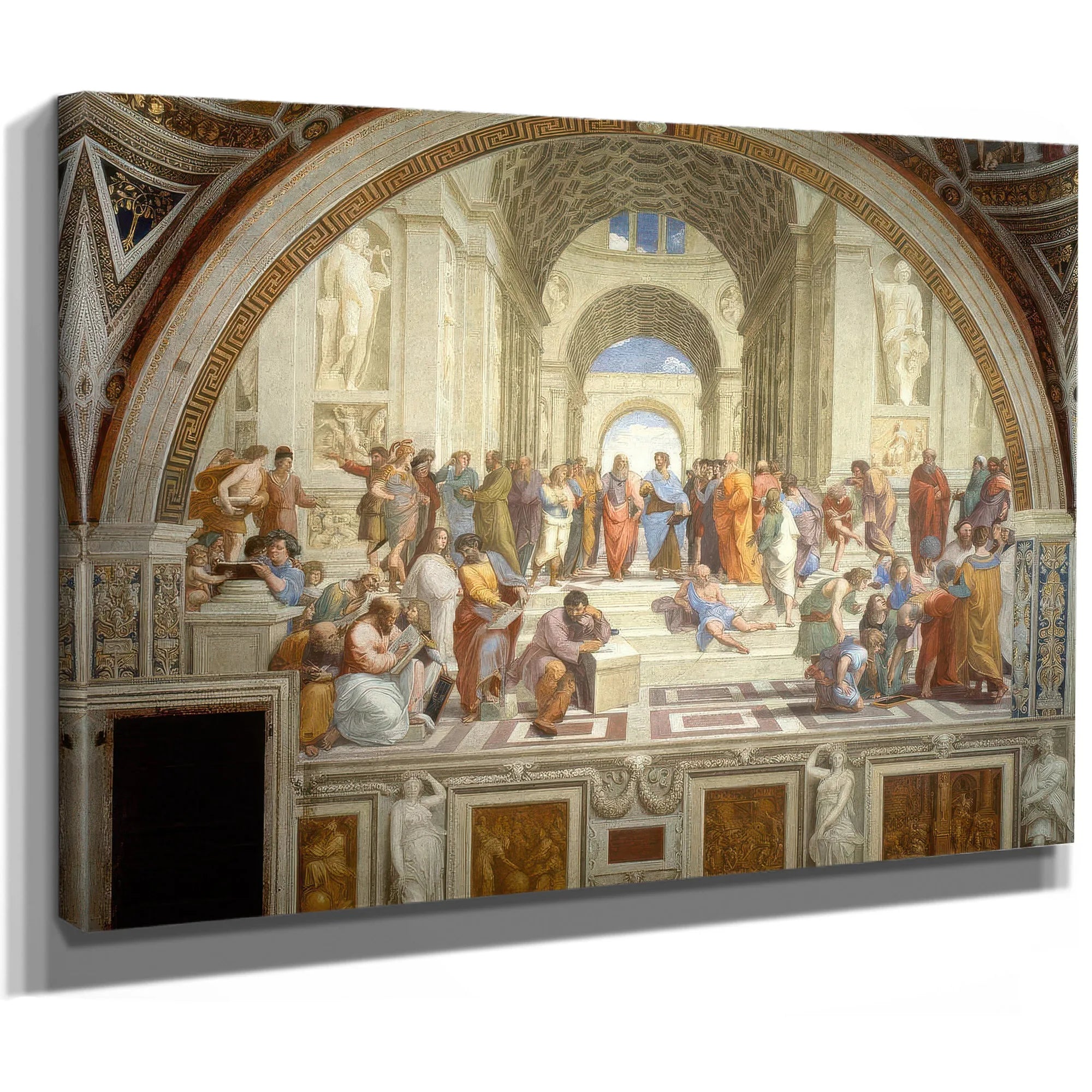 School Of Athens By Raphael Fine Art Print