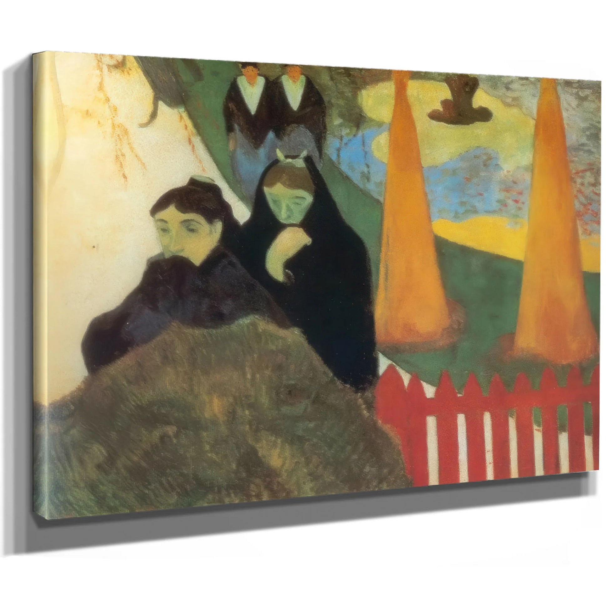 Old Women In Arles ( In The Arles Hospital Garden) By Paul Gauguin Fine Art Print