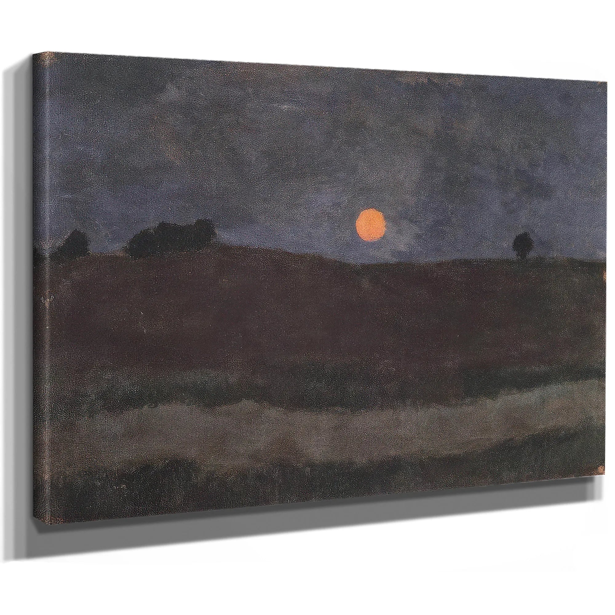 Moonlit Landscape By Paula Modersohn Becker Fine Art Print