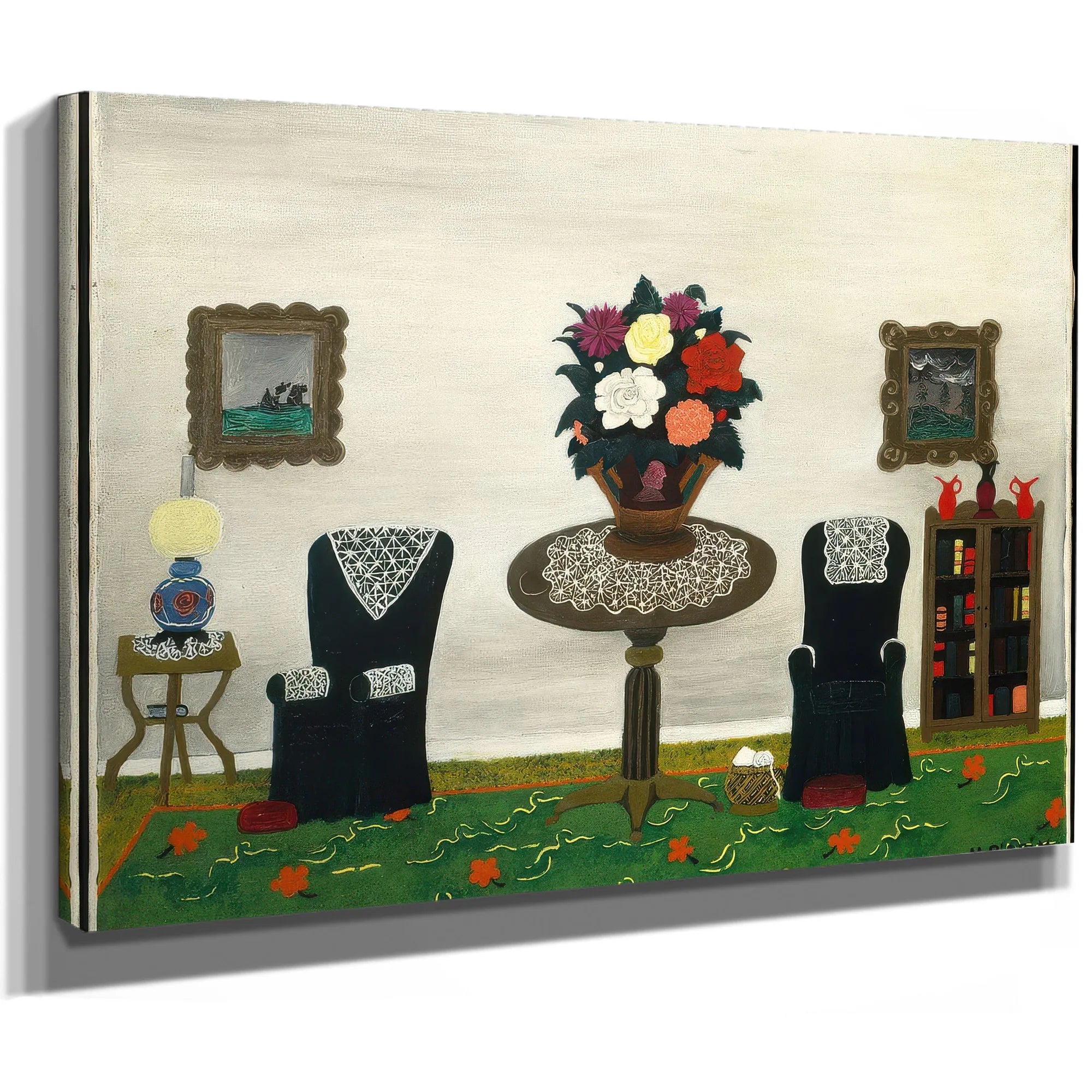 Victorian Interior Ii By Horace Pippin Fine Art Print
