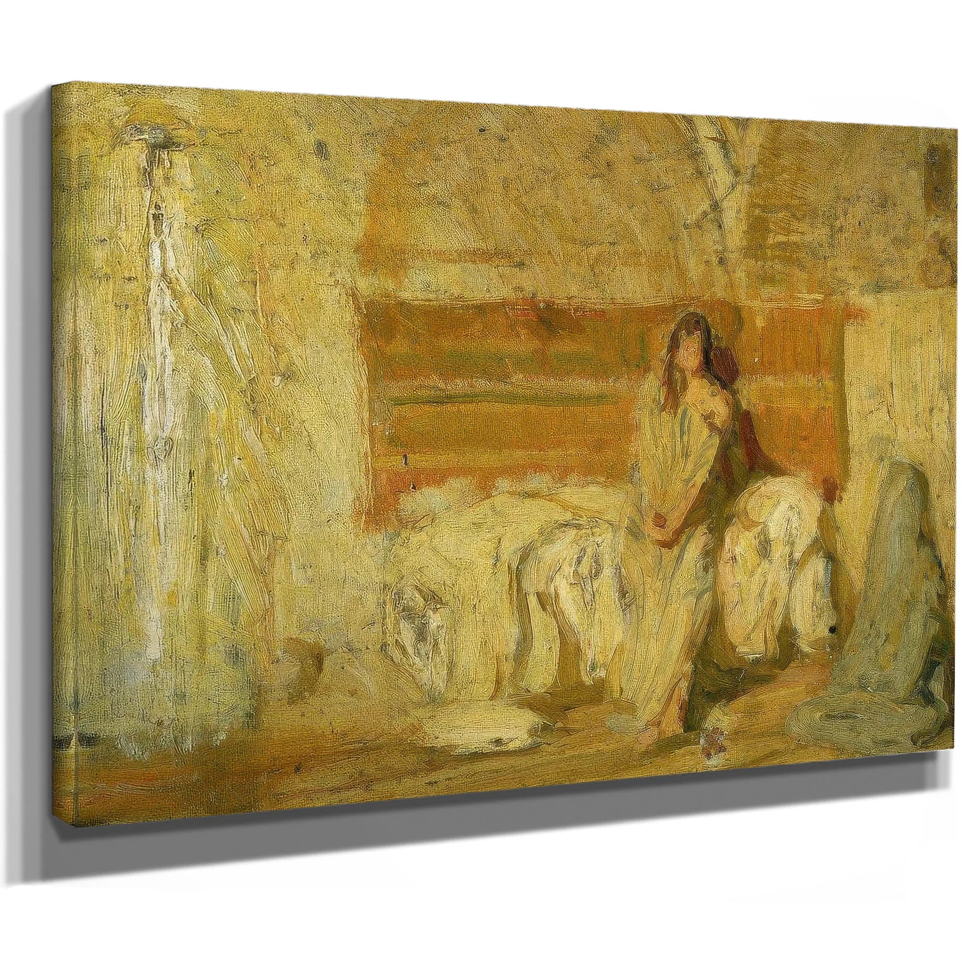 Study For The Annunciation By Henry Ossawa Tanner Fine Art Print