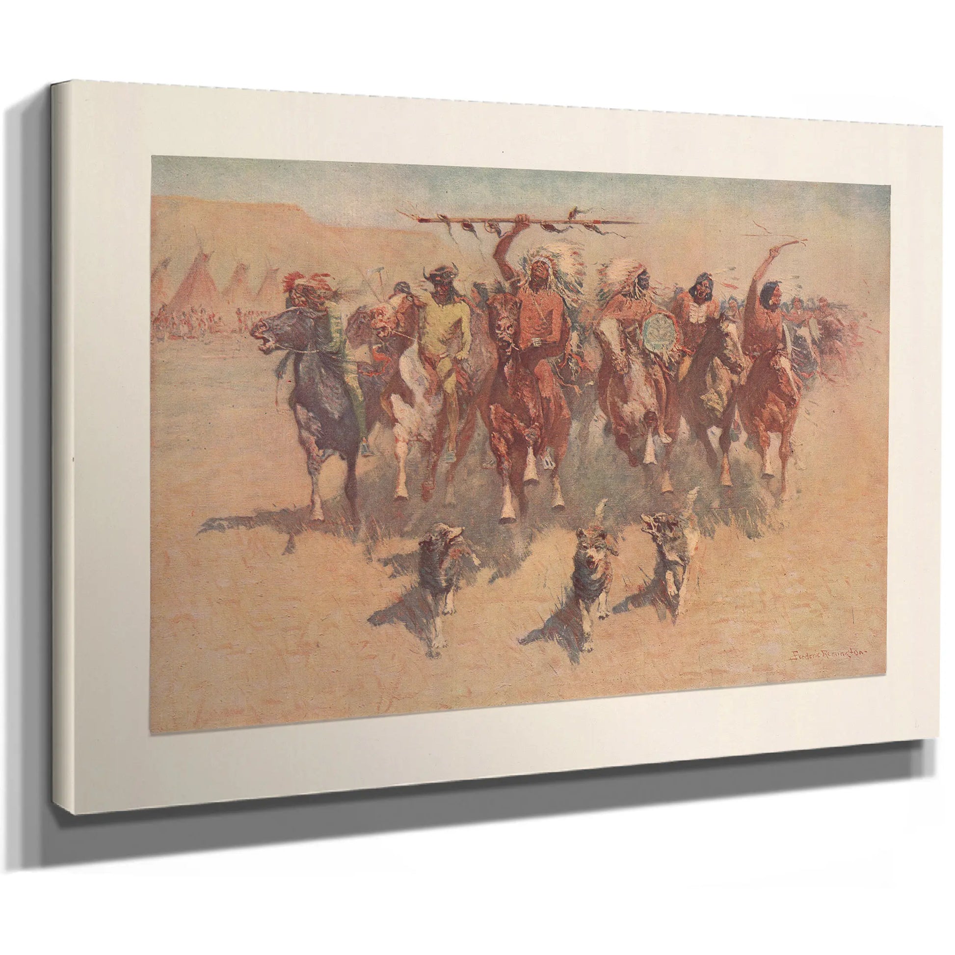 The Ceremony Of The Scalps by Frederic Remington