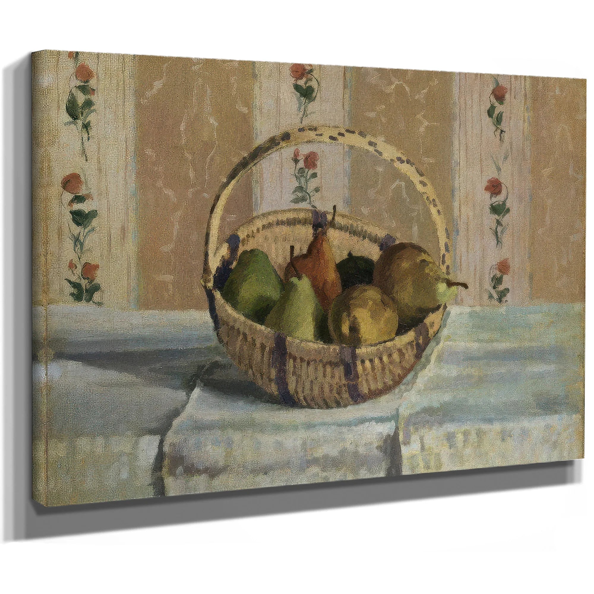 Still Life With Apples And Pears 1872 2 By Camille Pissarro Fine Art Print