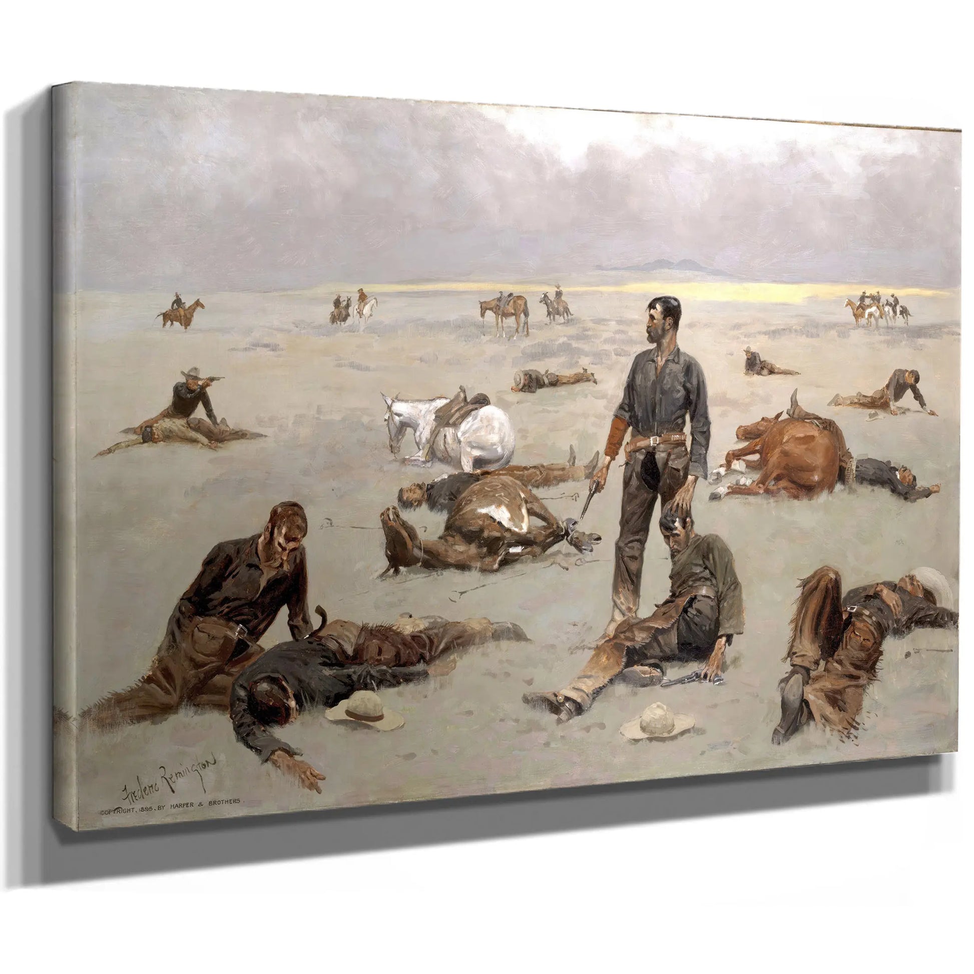 What An Unbranded Cow Has Cost By Frederic Remington by Frederic Remington