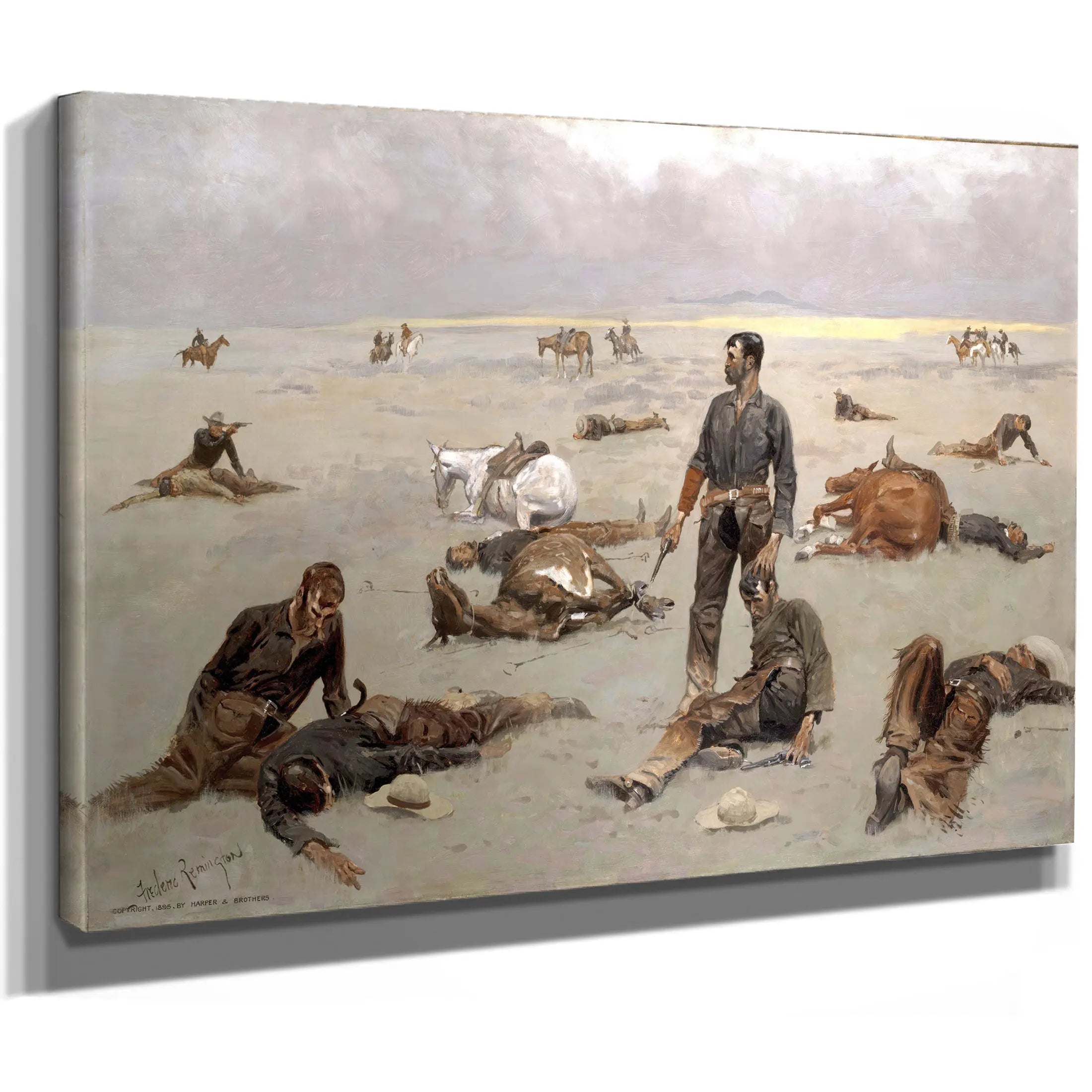 What An Unbranded Cow Has Cost By Frederic Remington by Frederic Remington