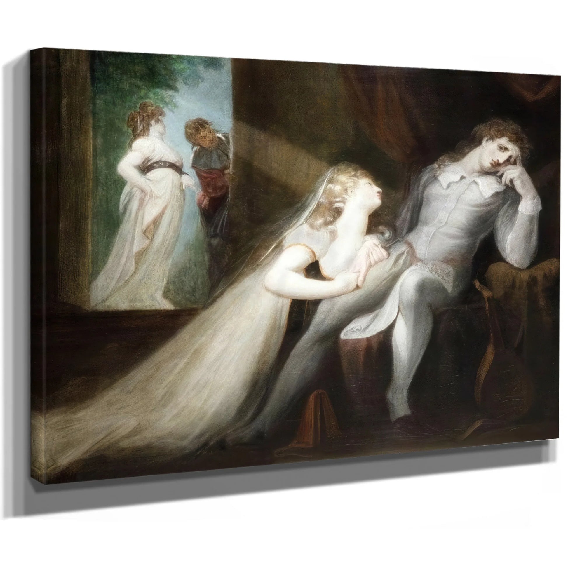 The Return Of Milton's Wife By Henry Fuseli Fine Art Print