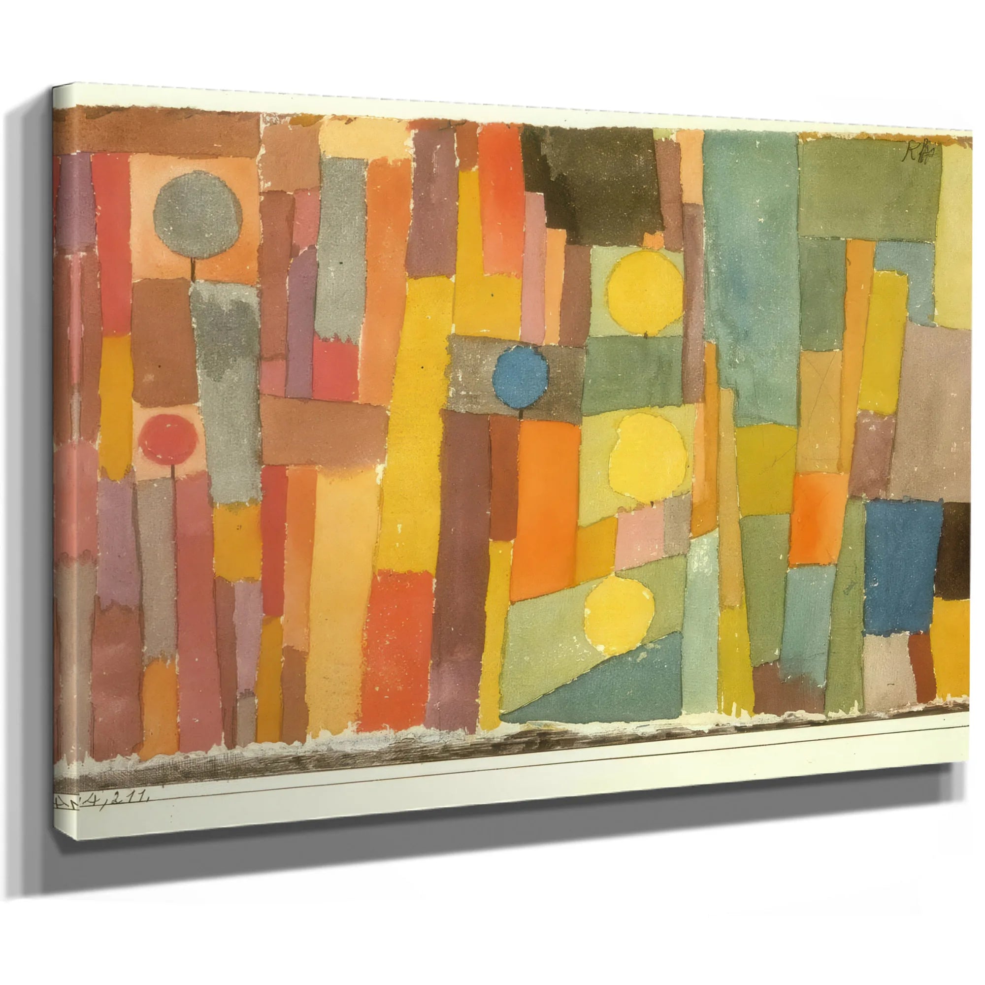 In The Style Of Kairouan Transferred To The Moderate 1914 211 By Paul Klee Fine Art Print