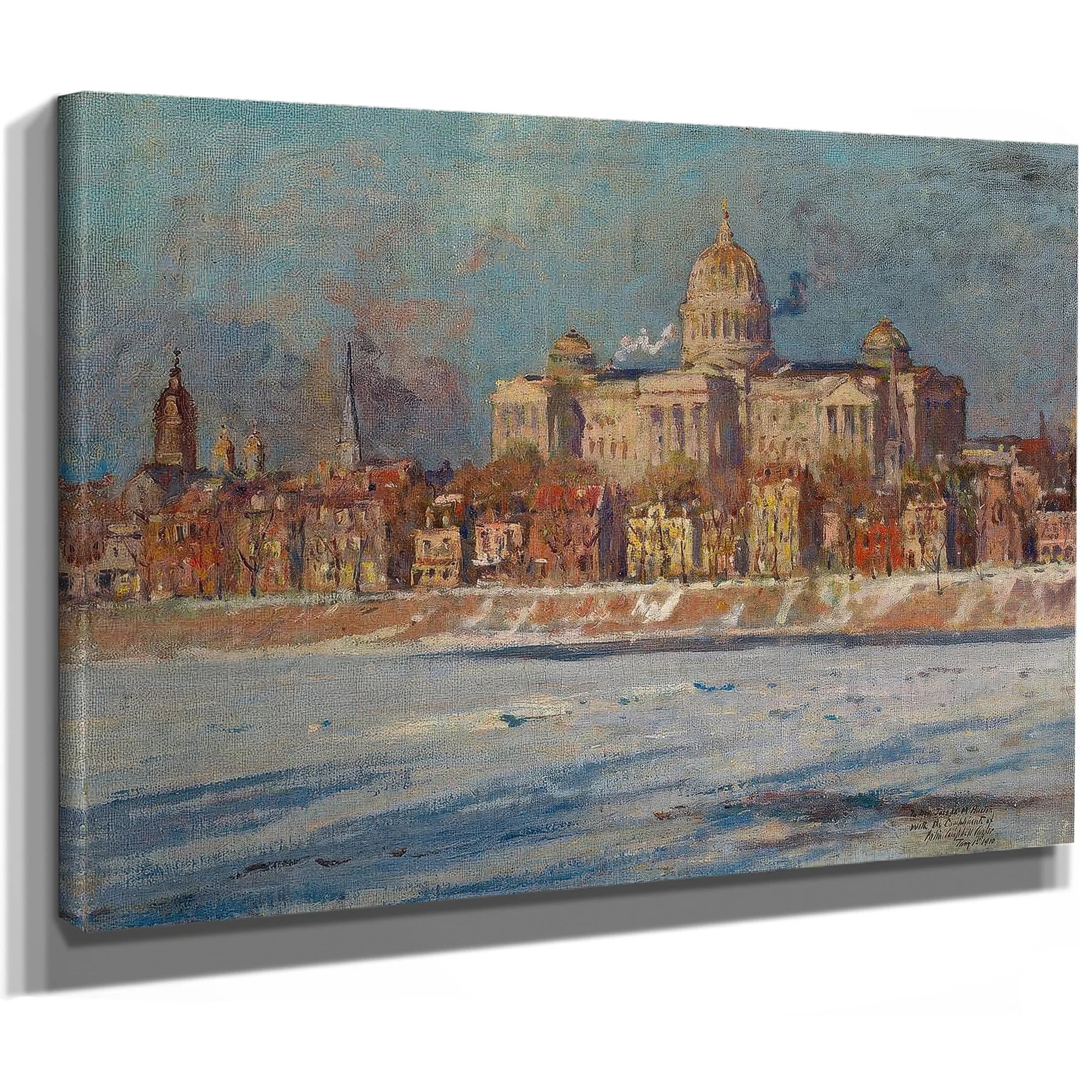 The Pennsylvania State Capitol Building, Harrisburg By Colin Campbell Cooper Fine Art Print
