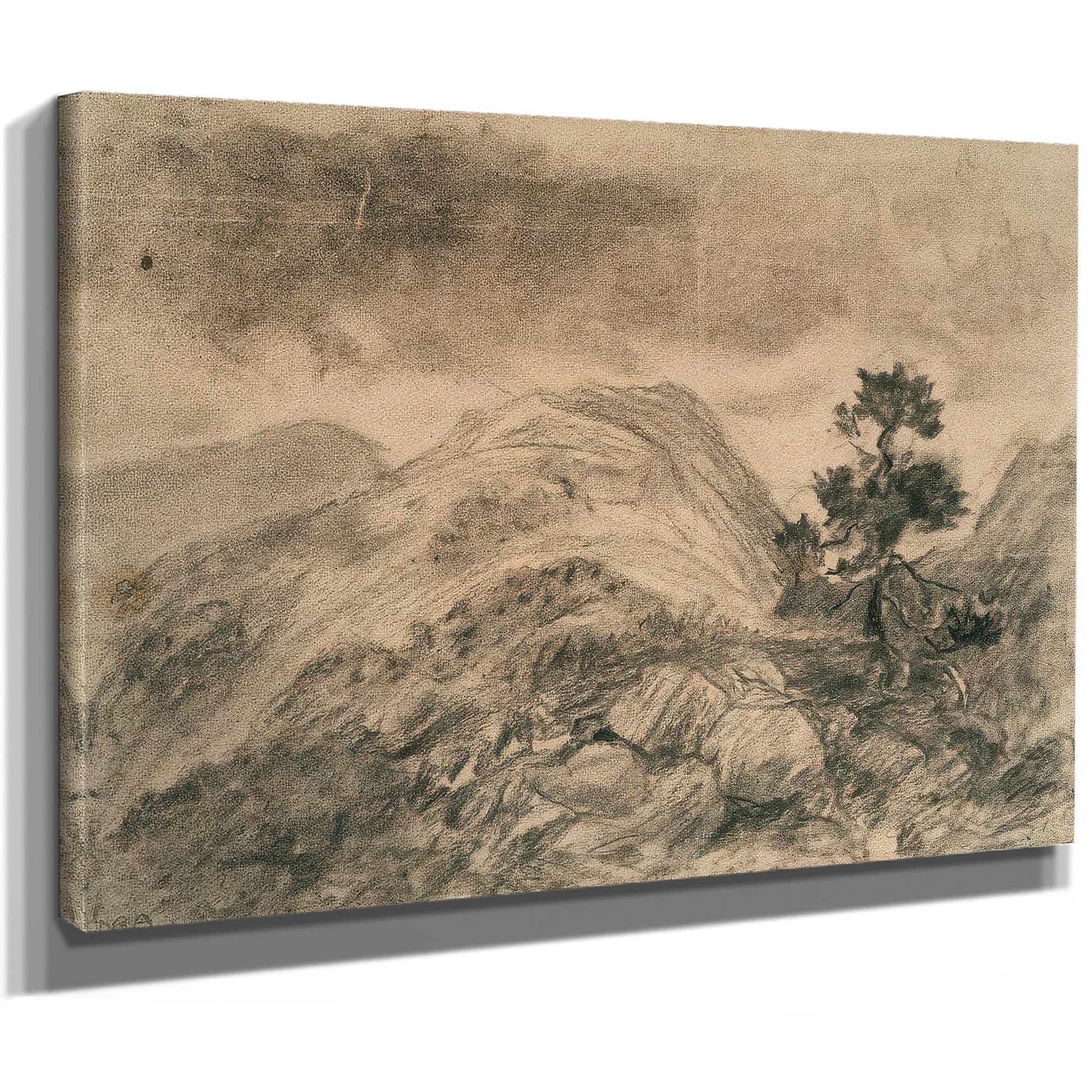 Landscape With Pine By Nicolai Astrup Fine Art Print