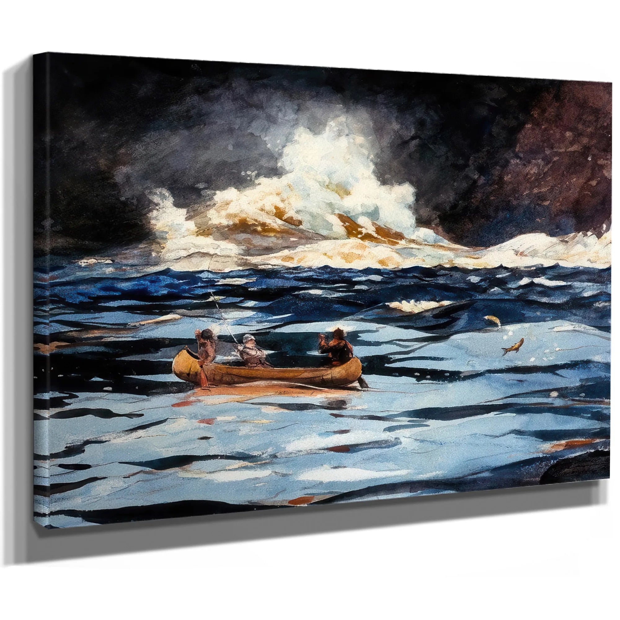Under The Falls The Grand Discharge By Winslow Homer Fine Art Print
