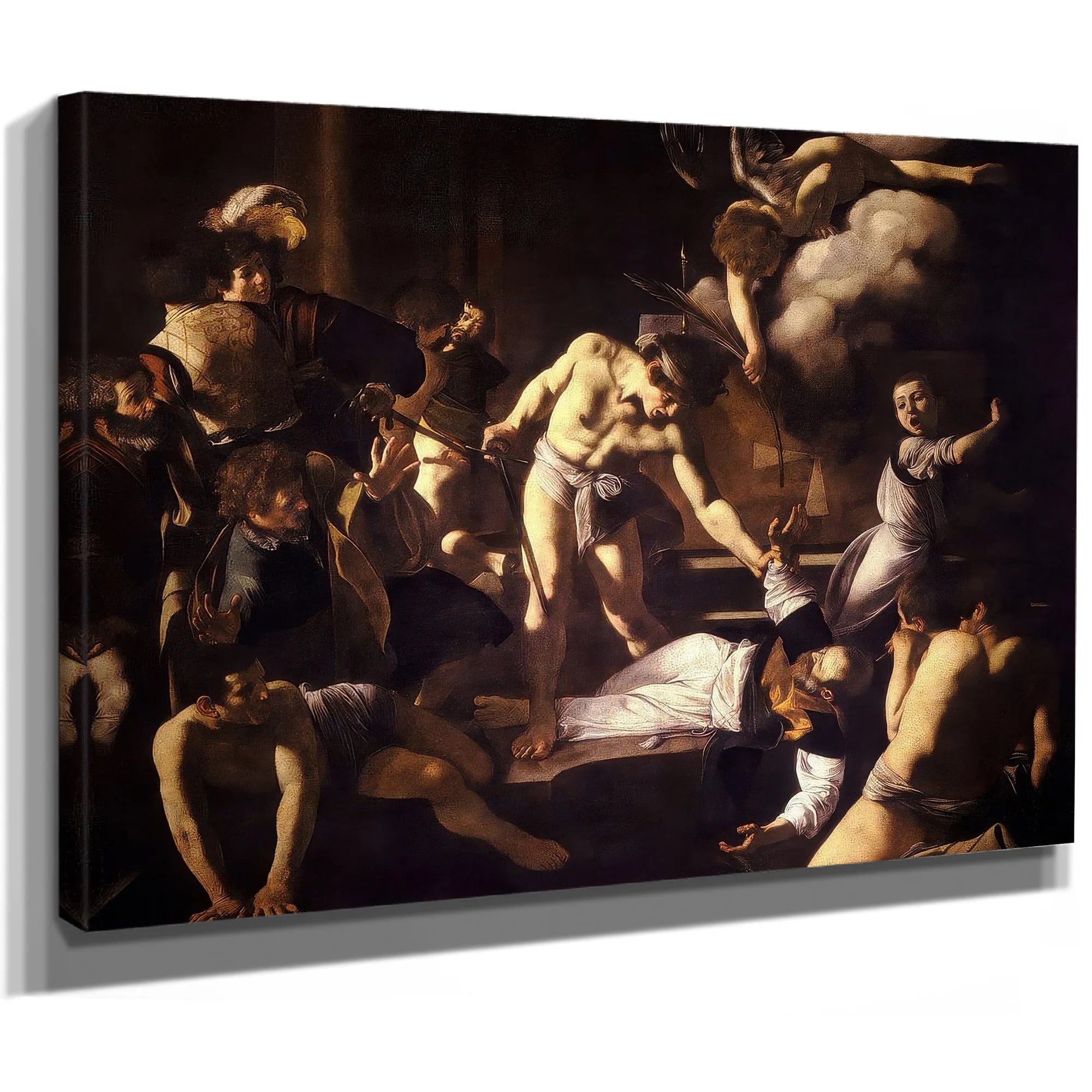 The Martyrdom Of Saint Matthew By Caravaggio Fine Art Print