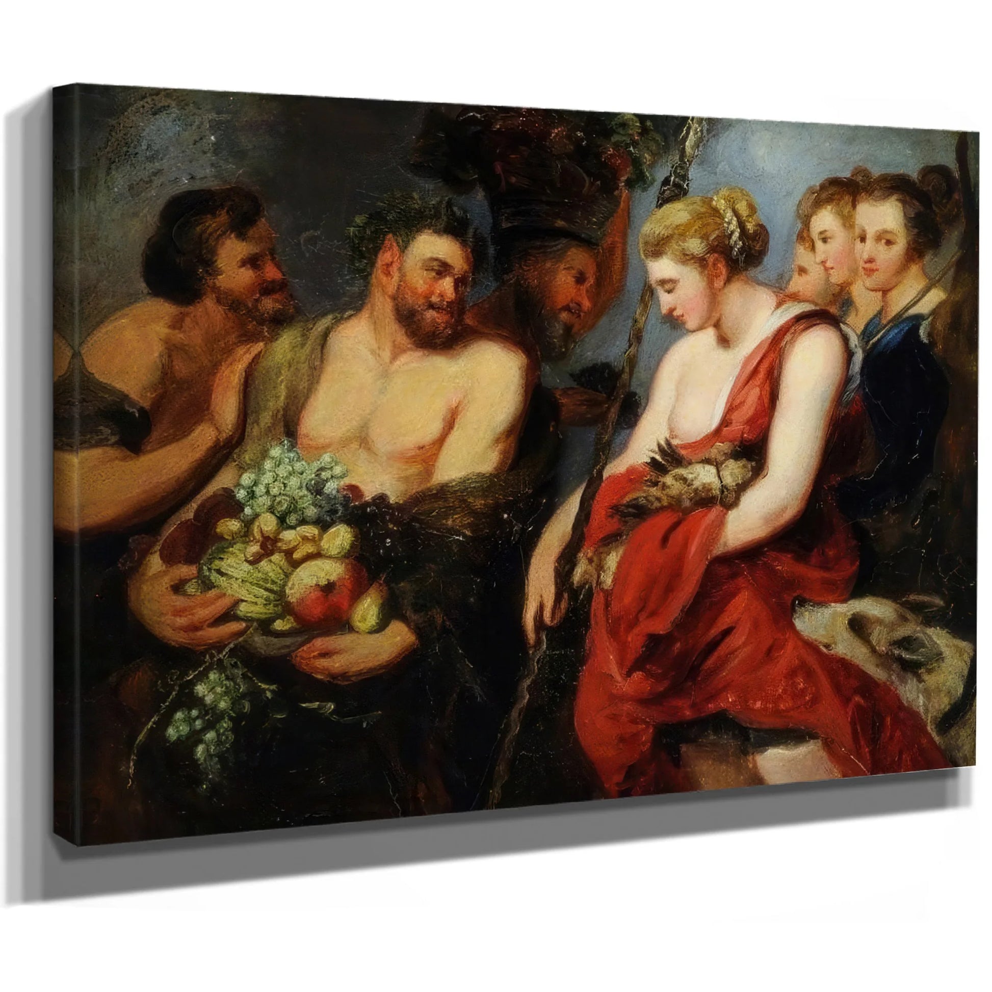 Diana, Returning From The Chase By William Etty Fine Art Print