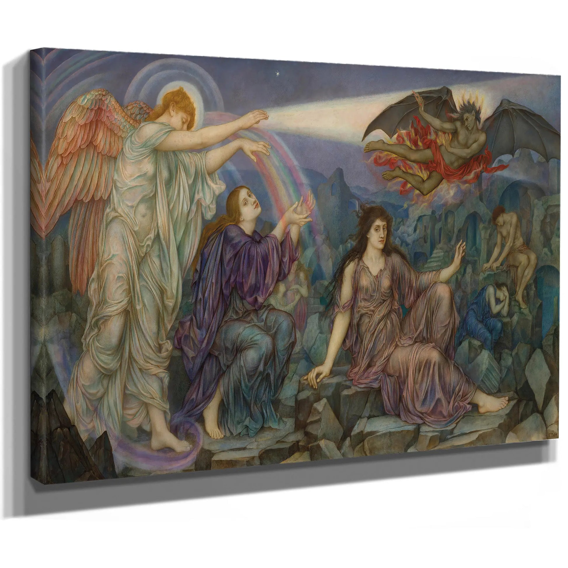 The Search Light by Evelyn De Morgan
