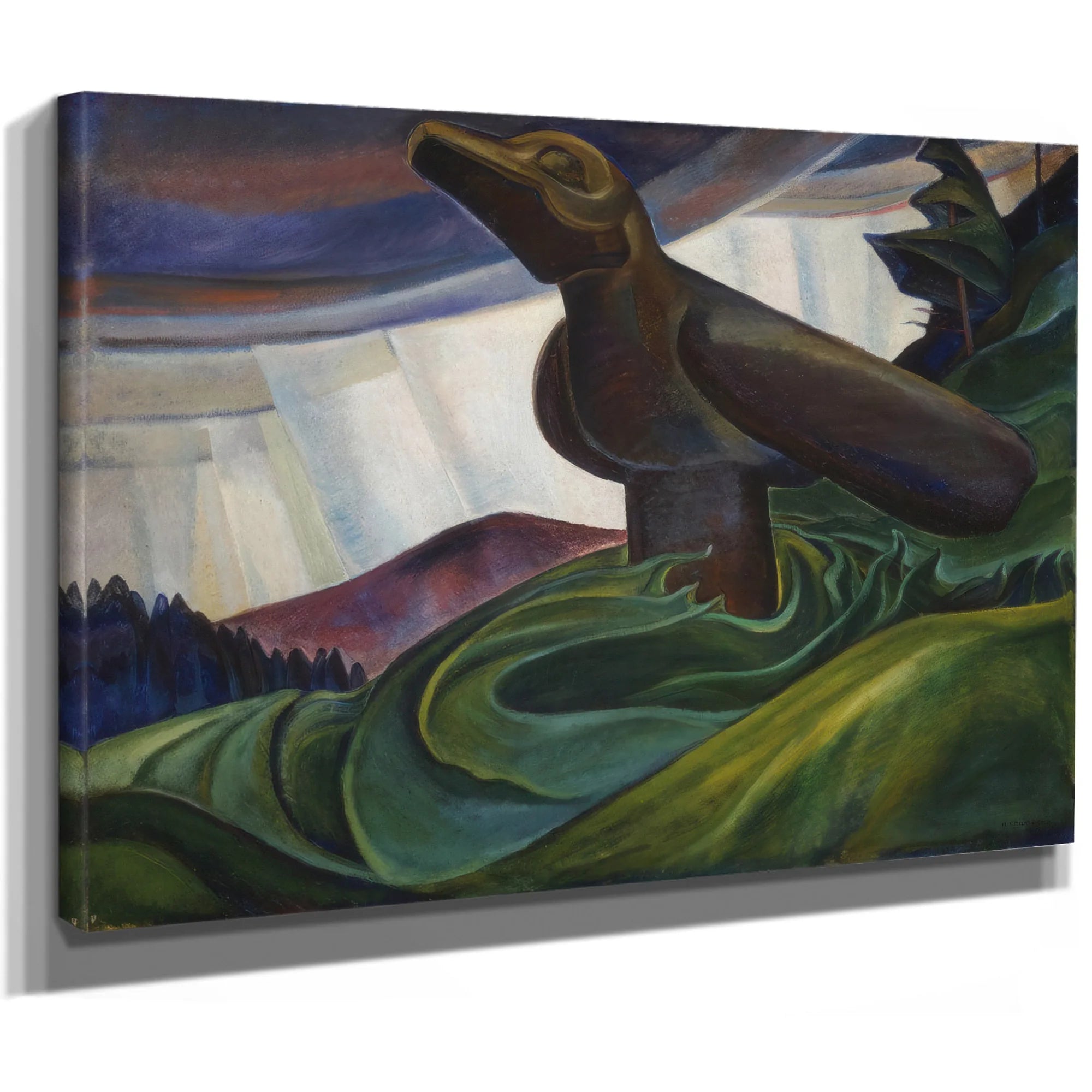 Big Raven 1931 By Emily Carr Fine Art Print