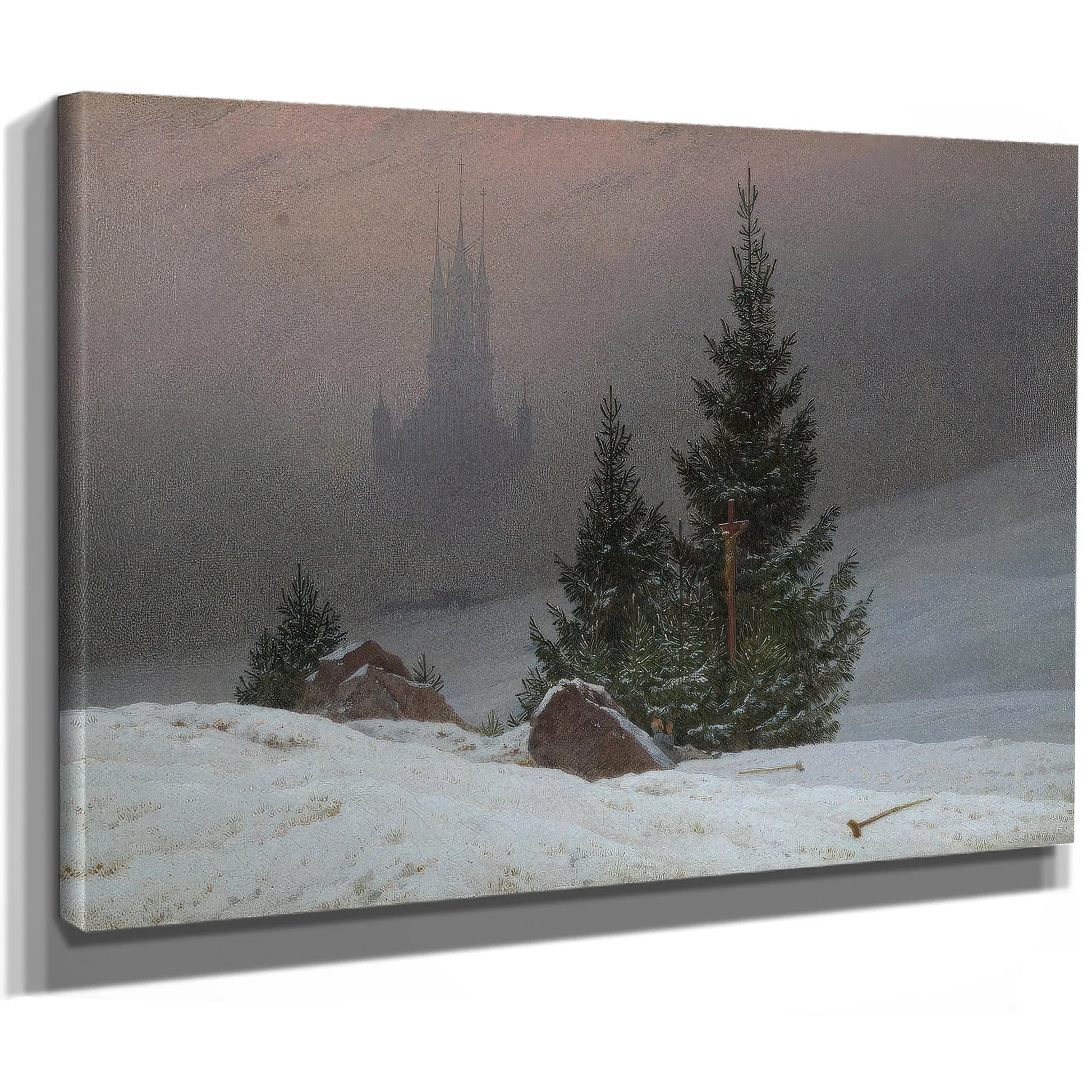 Winter Landscape 1811 By Caspar David Friedrich Fine Art Print