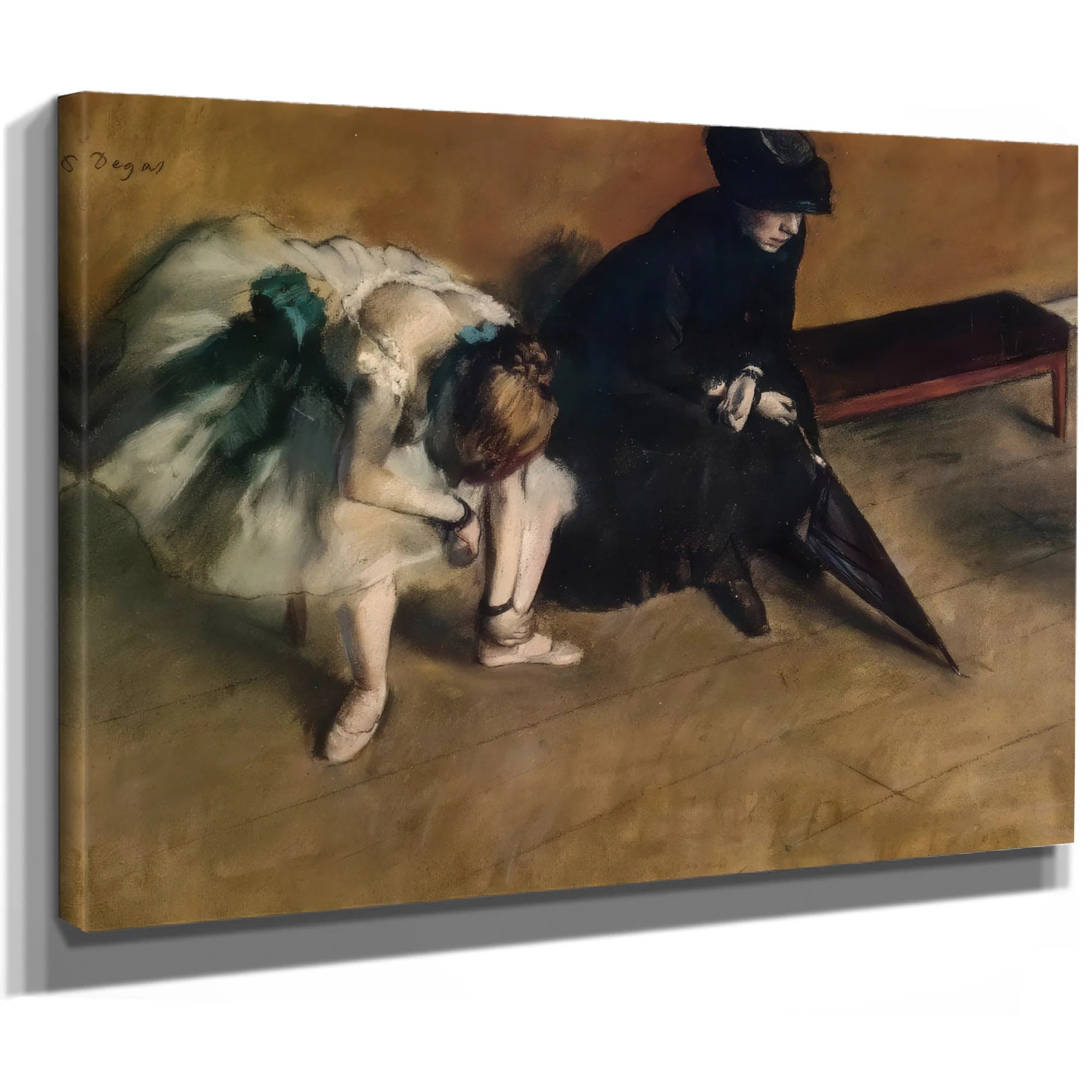 Woman By Edgar Degas Fine Art Print