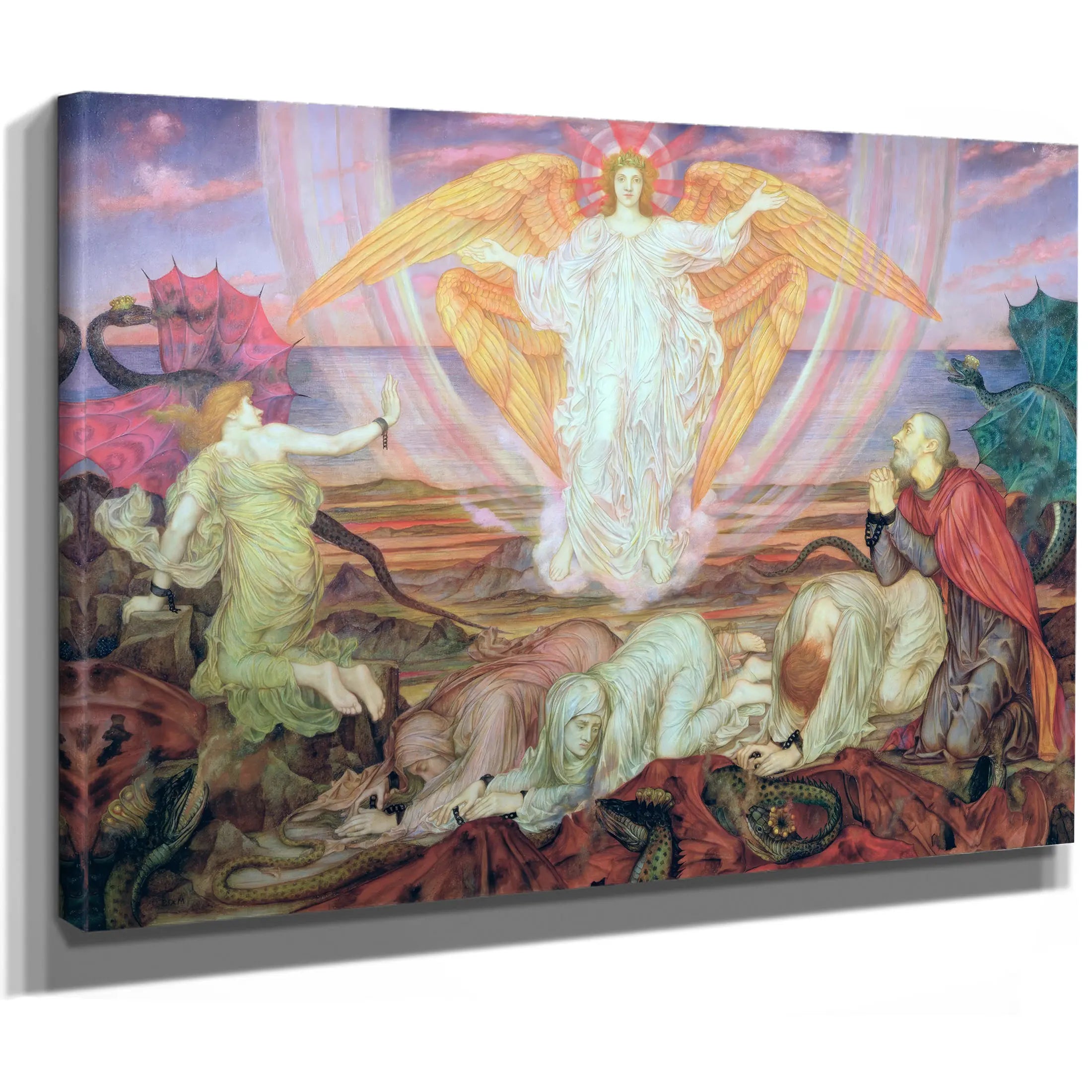 Death Of A Dragon by Evelyn De Morgan