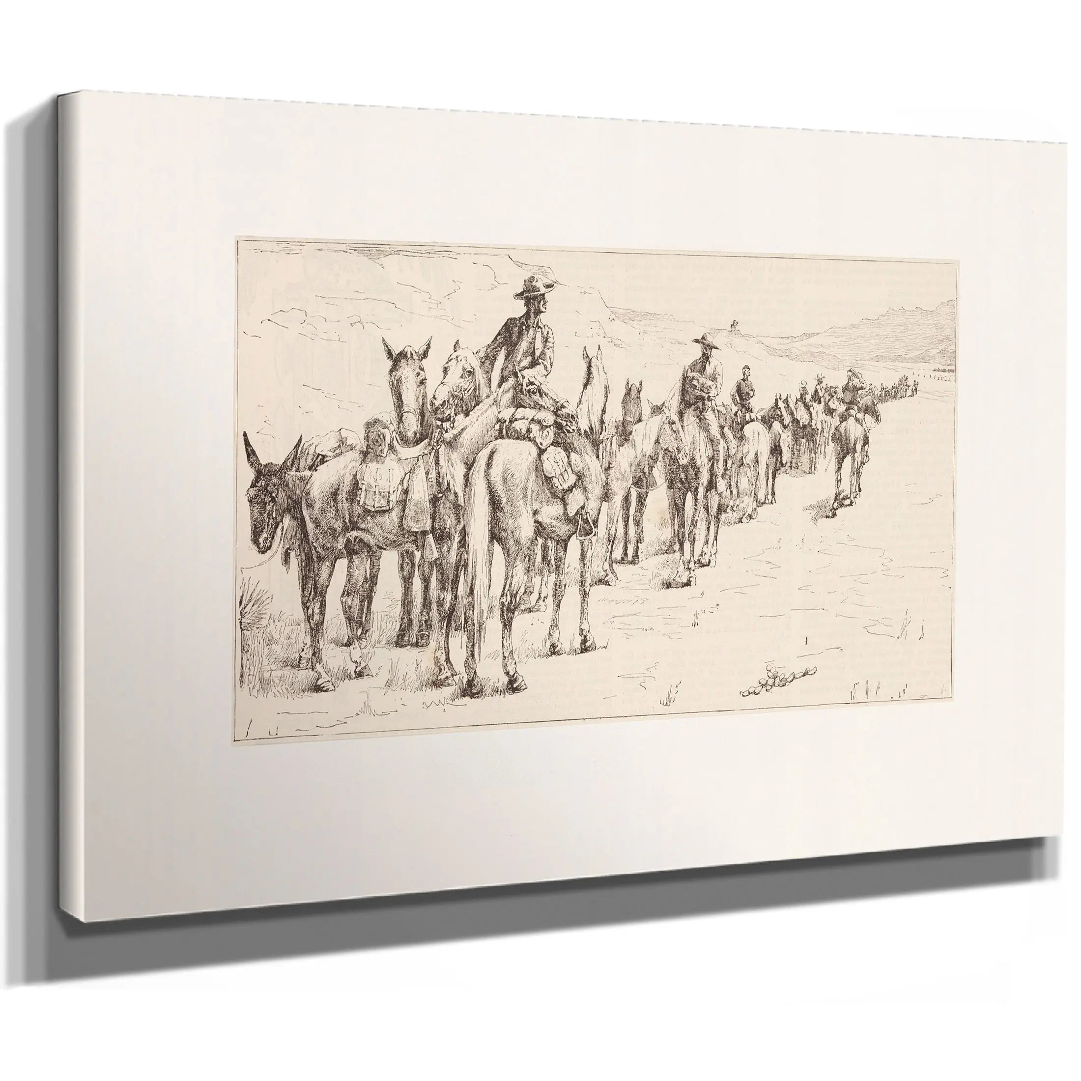 The Fourth Trooper by Frederic Remington