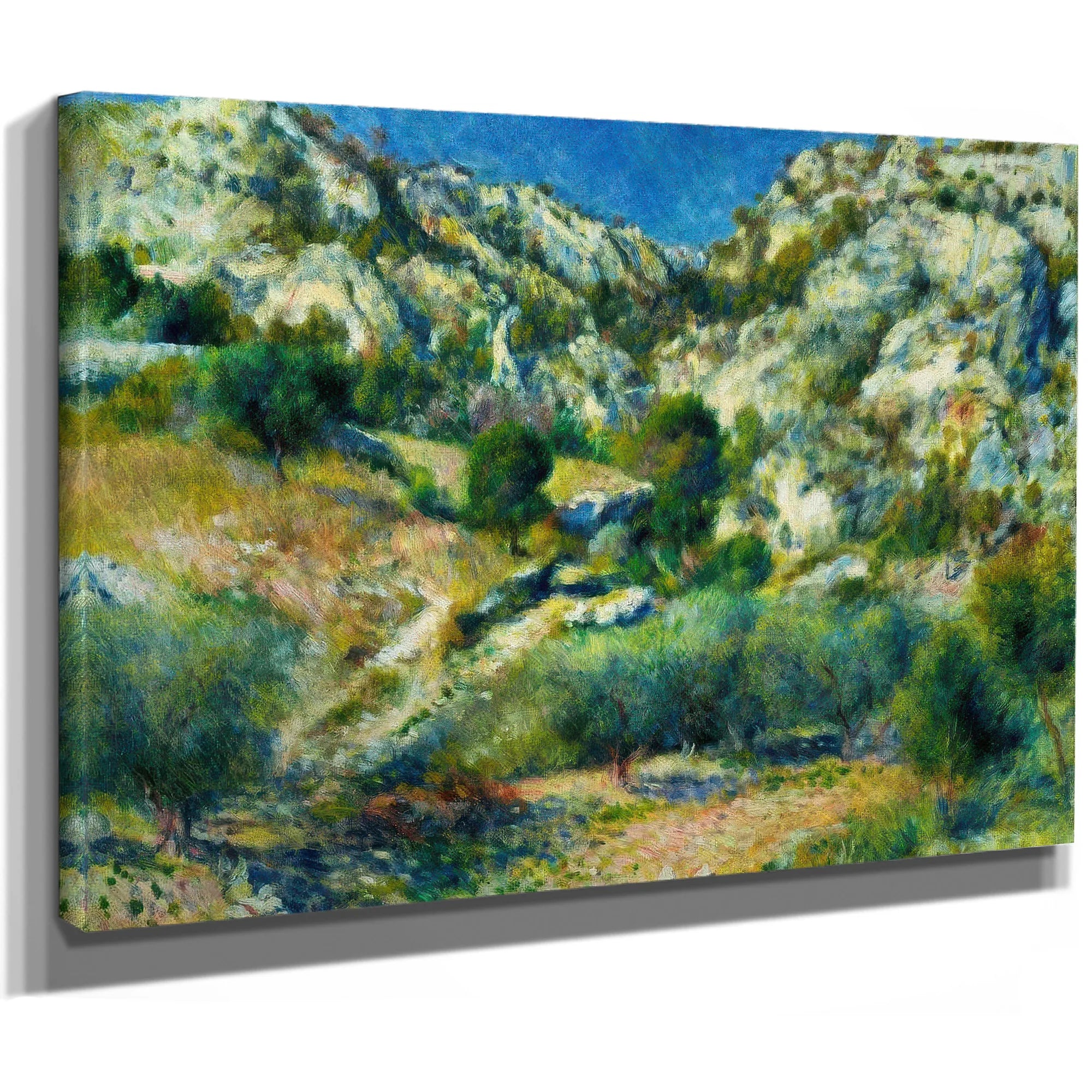 Rocky Crags At L'estaque By Pierre August Renoir Fine Art Print