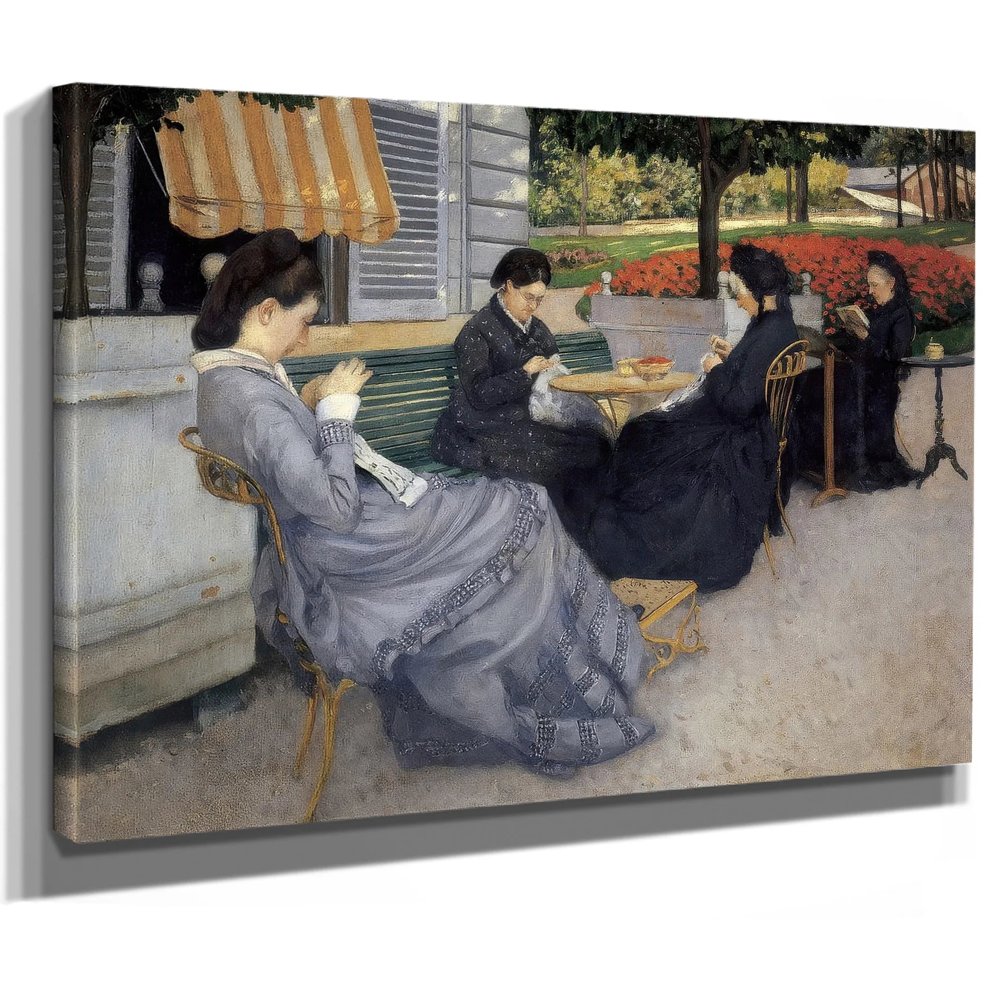 Portraits In The Countryside By Gustave Caillebotte Fine Art Print