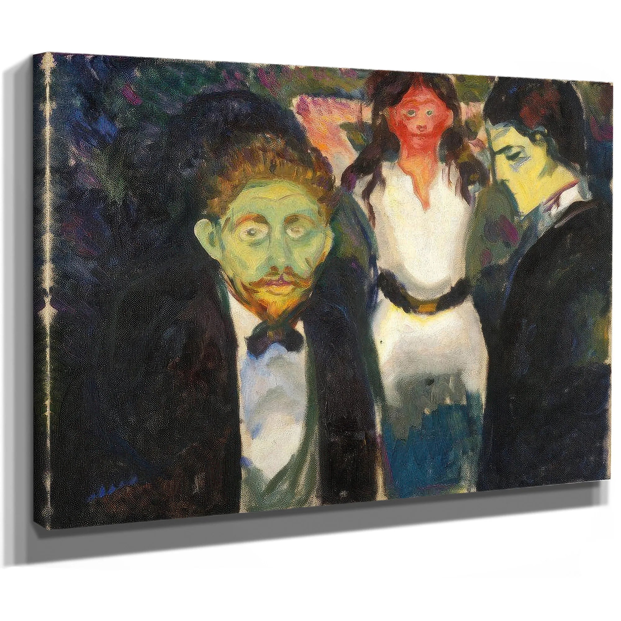 Jealousy 1907 By Edvard Munch Fine Art Print