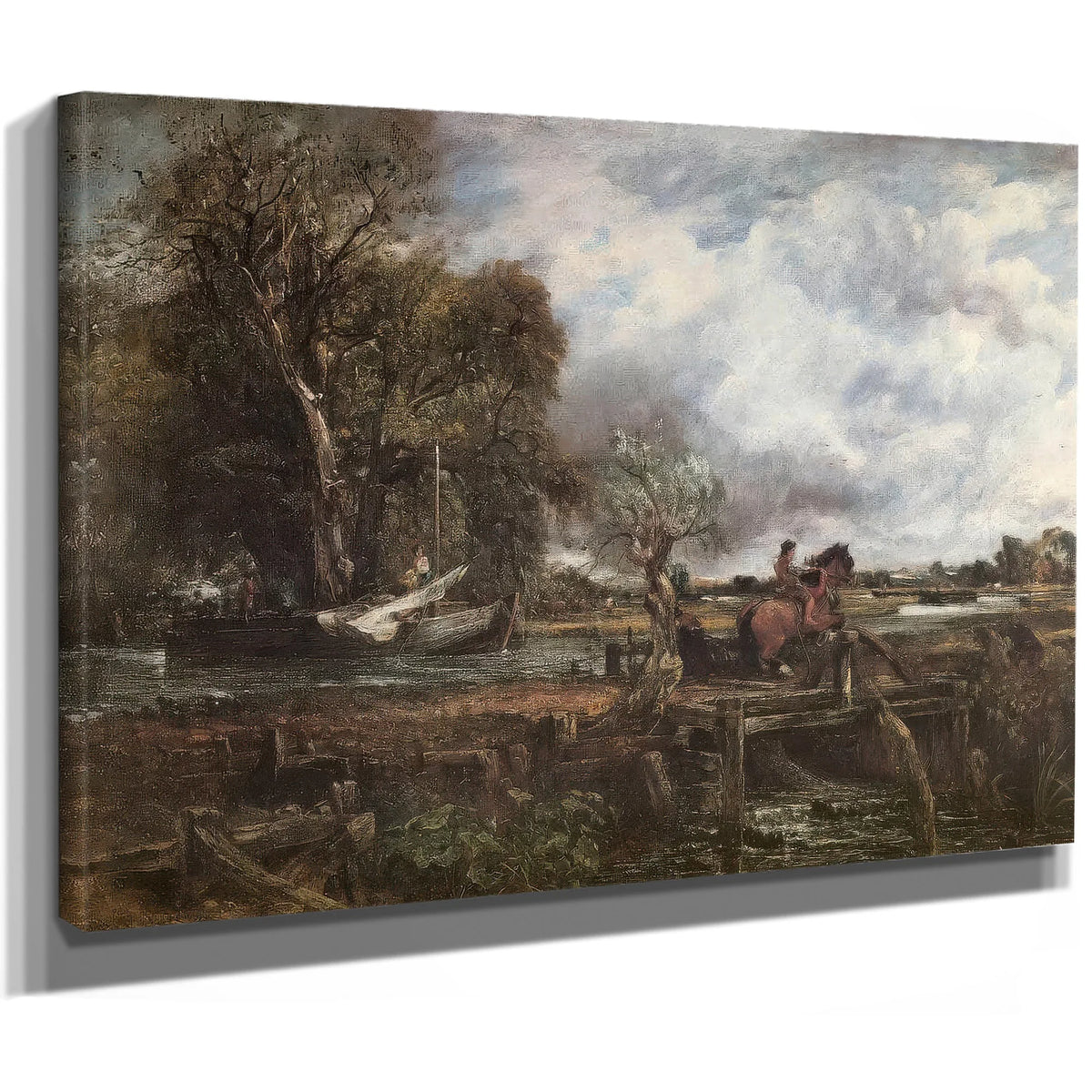 The Leaping Horse By John Constable Fine Art Print
