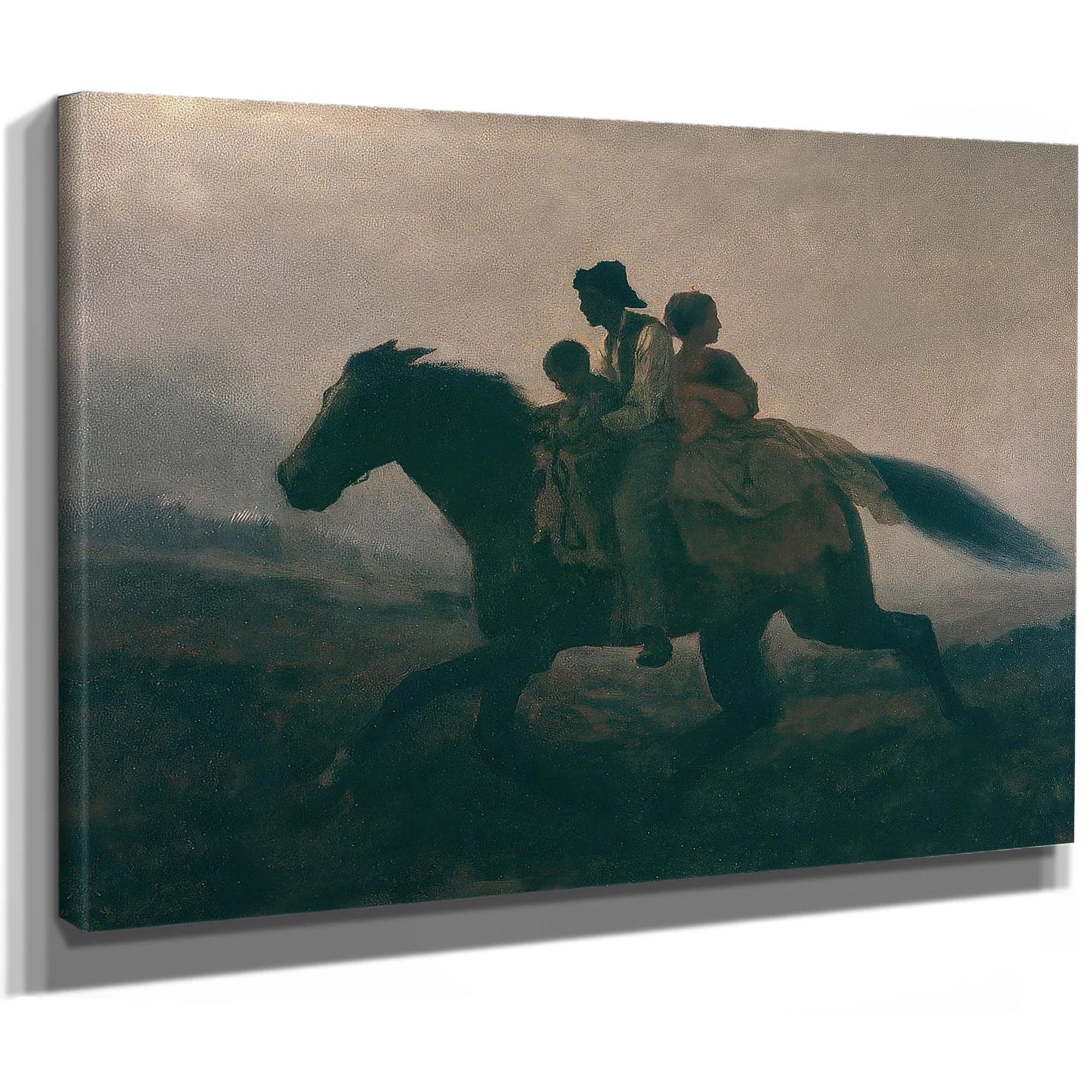A Ride For Liberty The Fugitive Slaves By Eastman Johnson Fine Art Print
