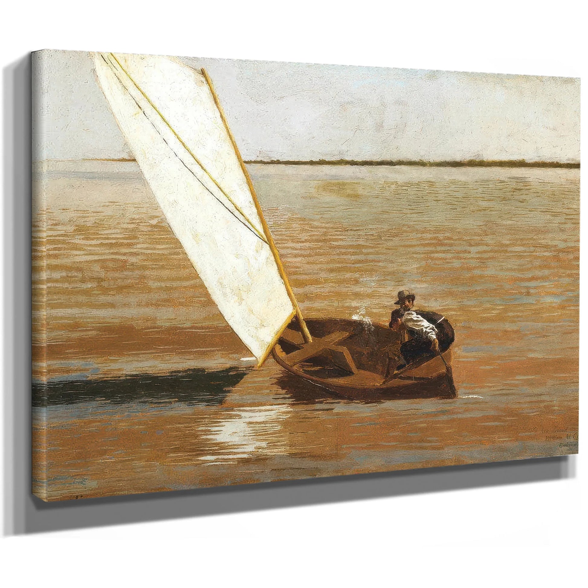 Sailing By Thomas Eakins Fine Art Print