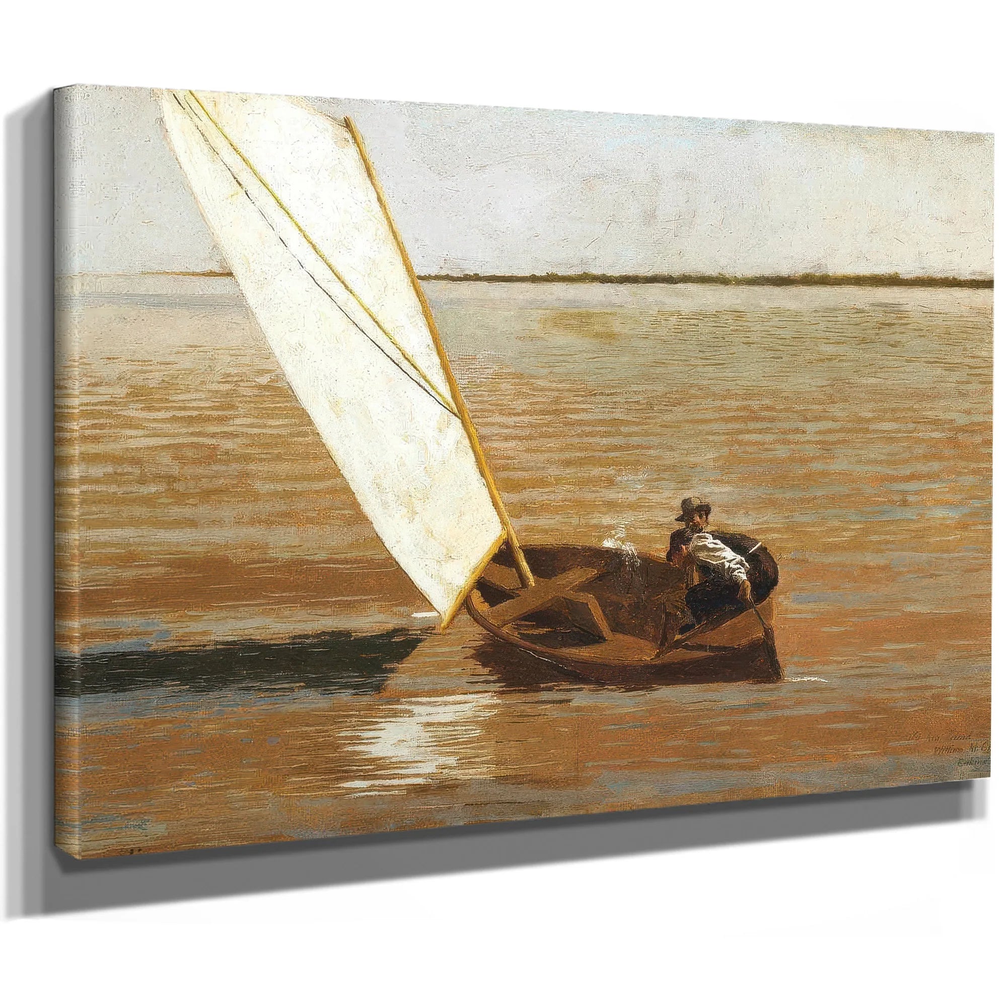 Sailing By Thomas Eakins Fine Art Print