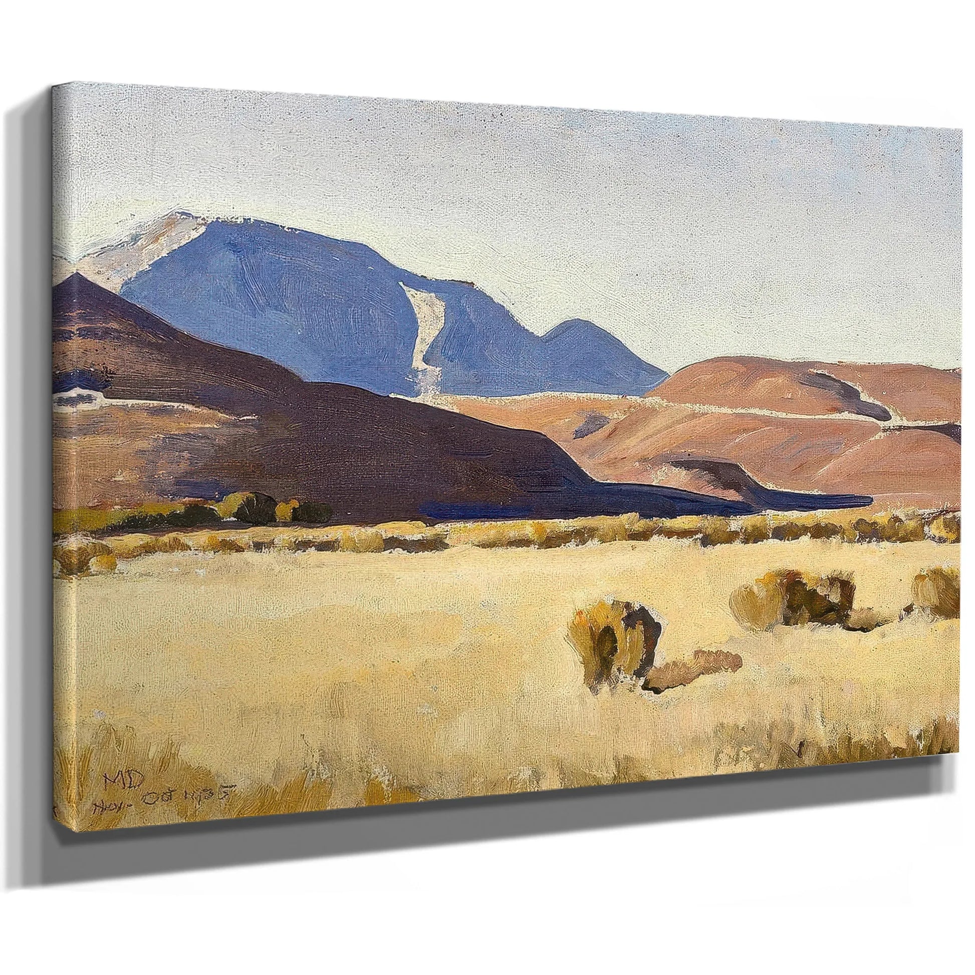 Desert Hills Nevada 1935 By Maynard Dixon Fine Art Print