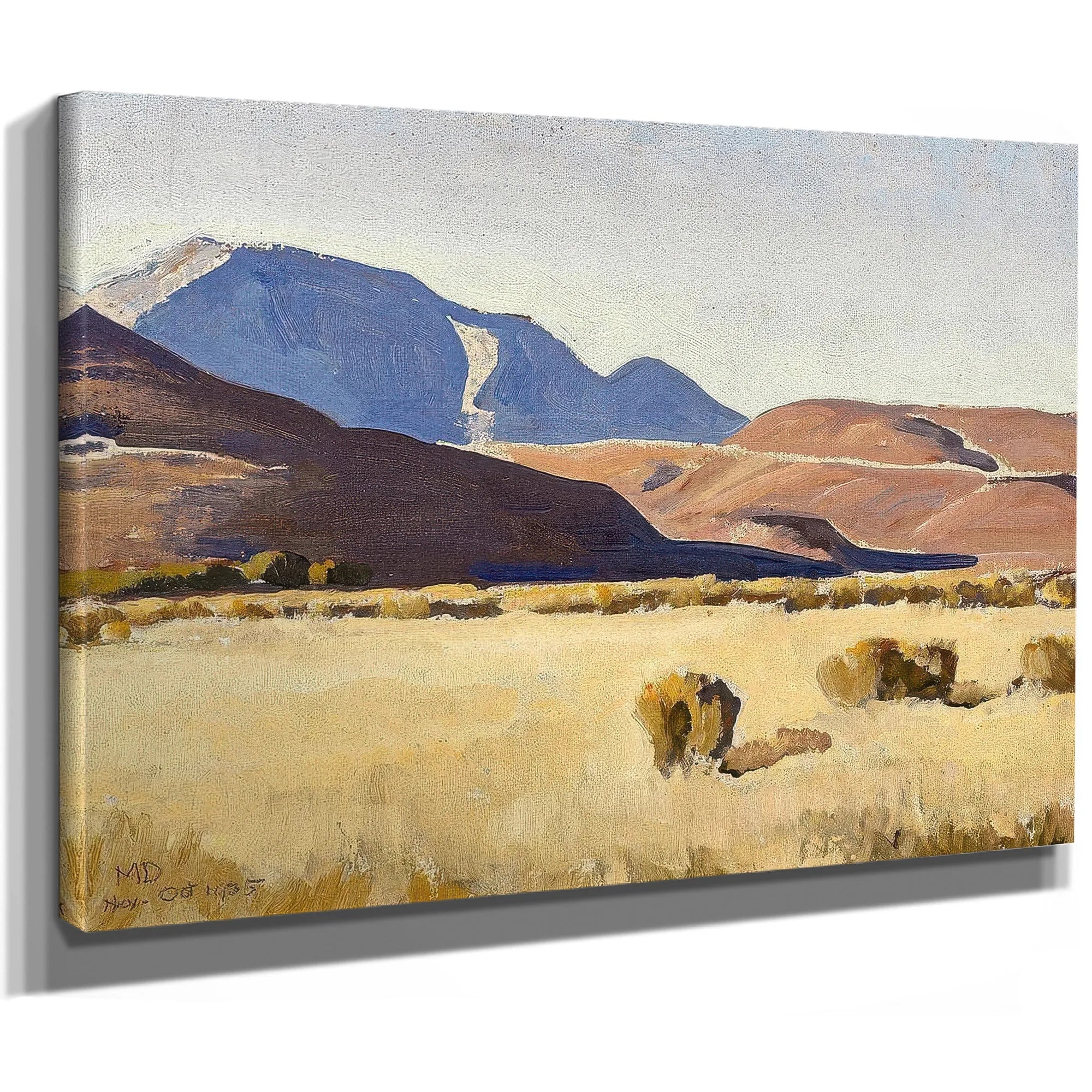 Desert Hills Nevada 1935 By Maynard Dixon Fine Art Print