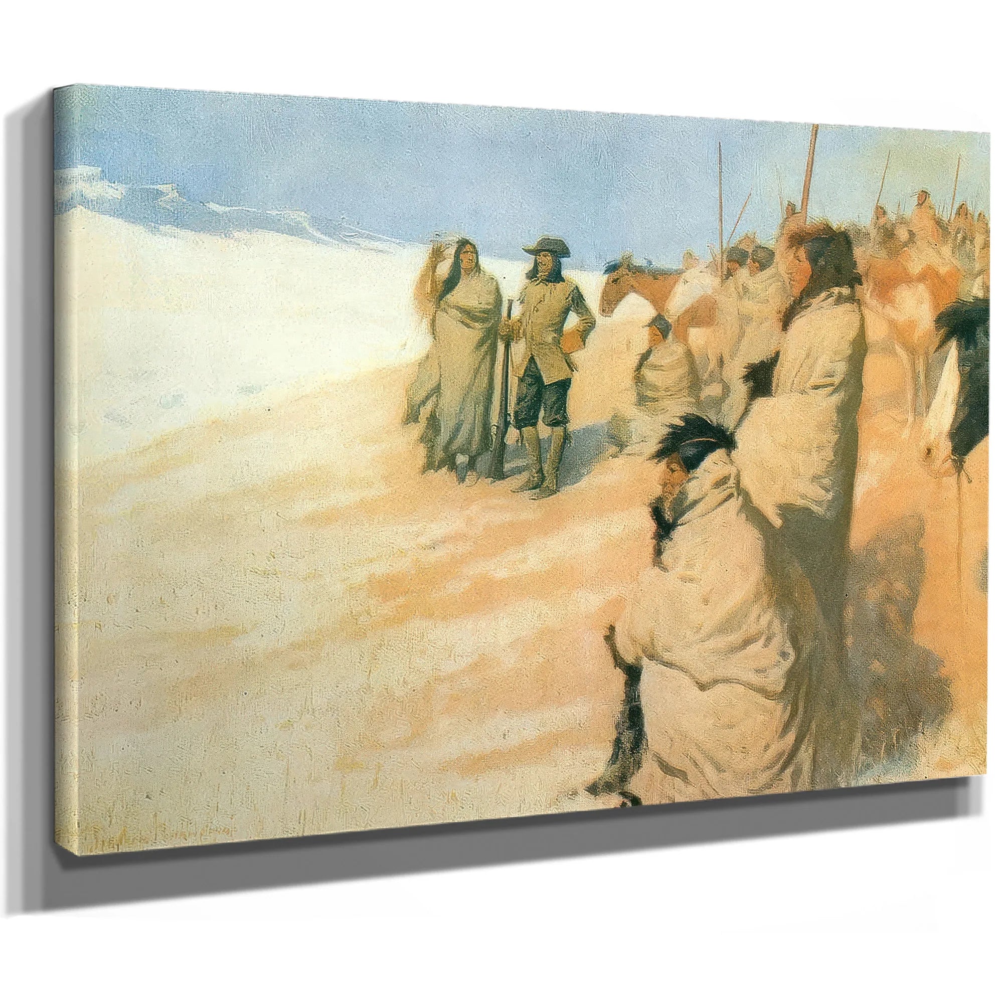 La Verendrye By Frederic Remington Fine Art Print