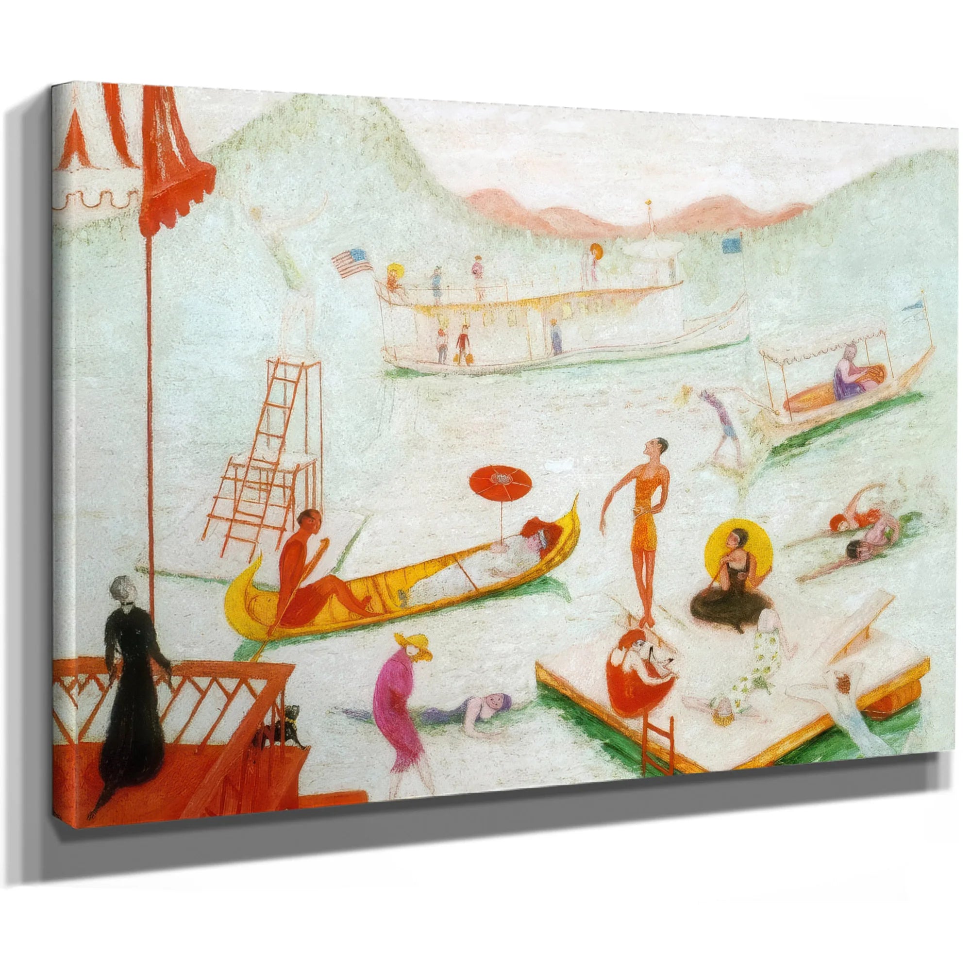 Lake Placid By Florine Stettheimer Fine Art Print
