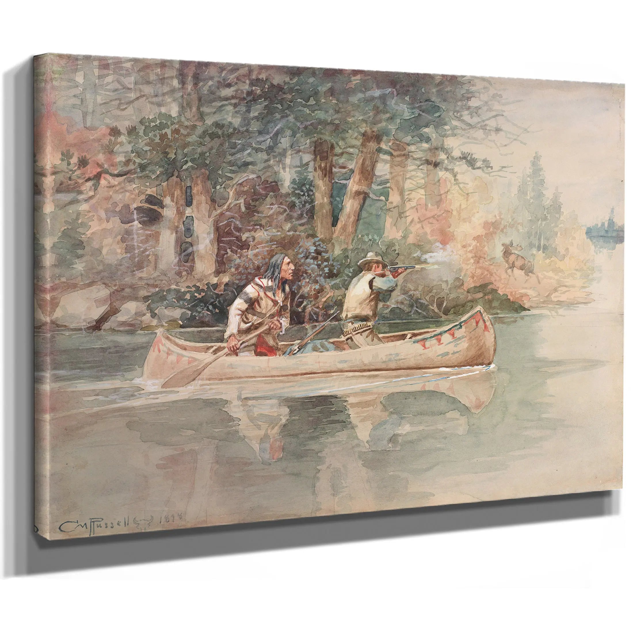Caught Napping by Charles Marion Russell