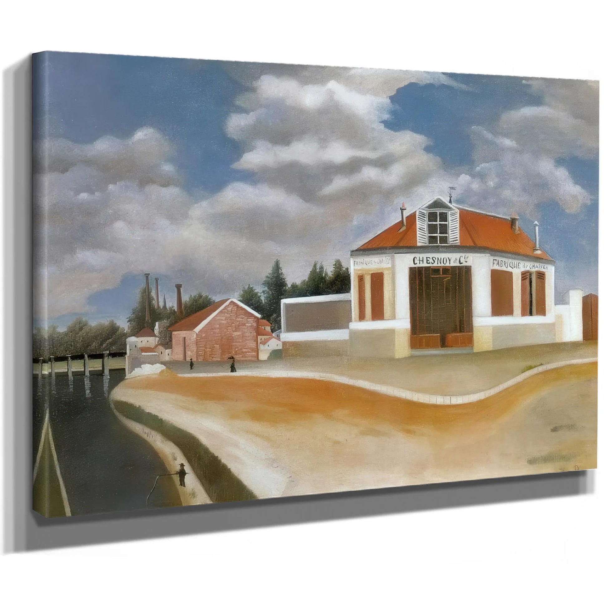 Chair Factory About 1897 La Fabrique De Chaises By Henri Rousseau Fine Art Print