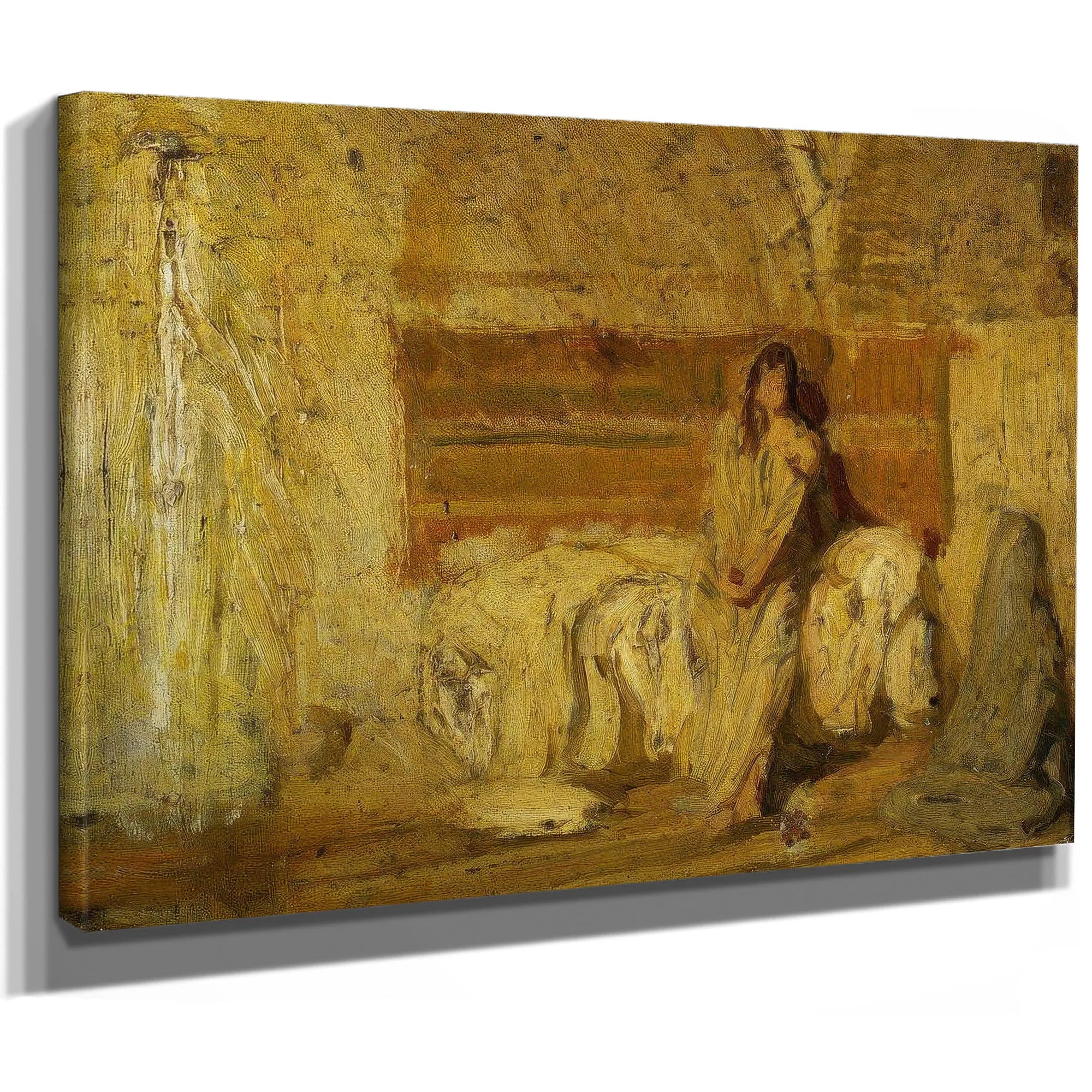 Study For The Annunciation 1898 By Henry Ossawa Tanner Fine Art Print