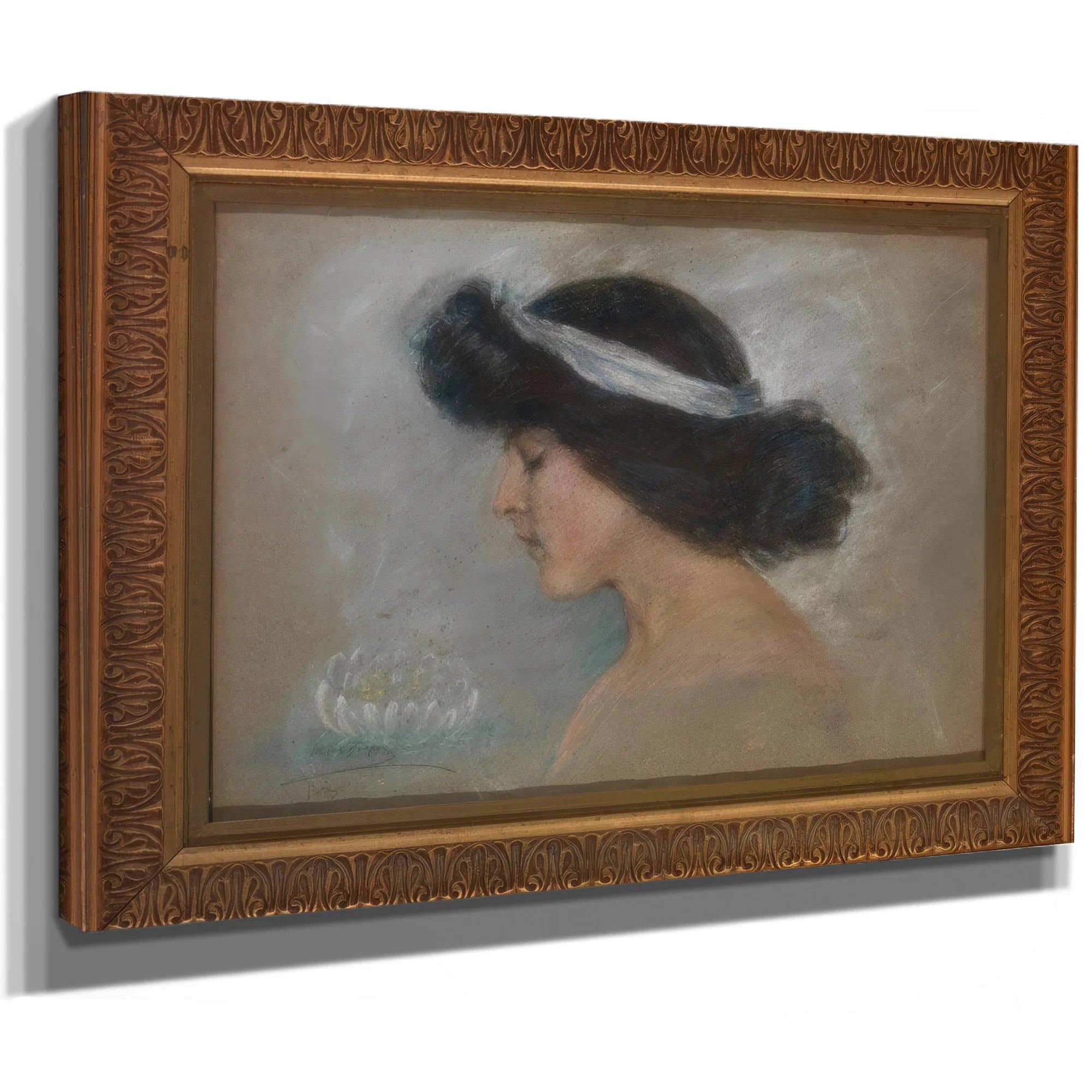 Waterlily By Alice Pike Barney Fine Art Print